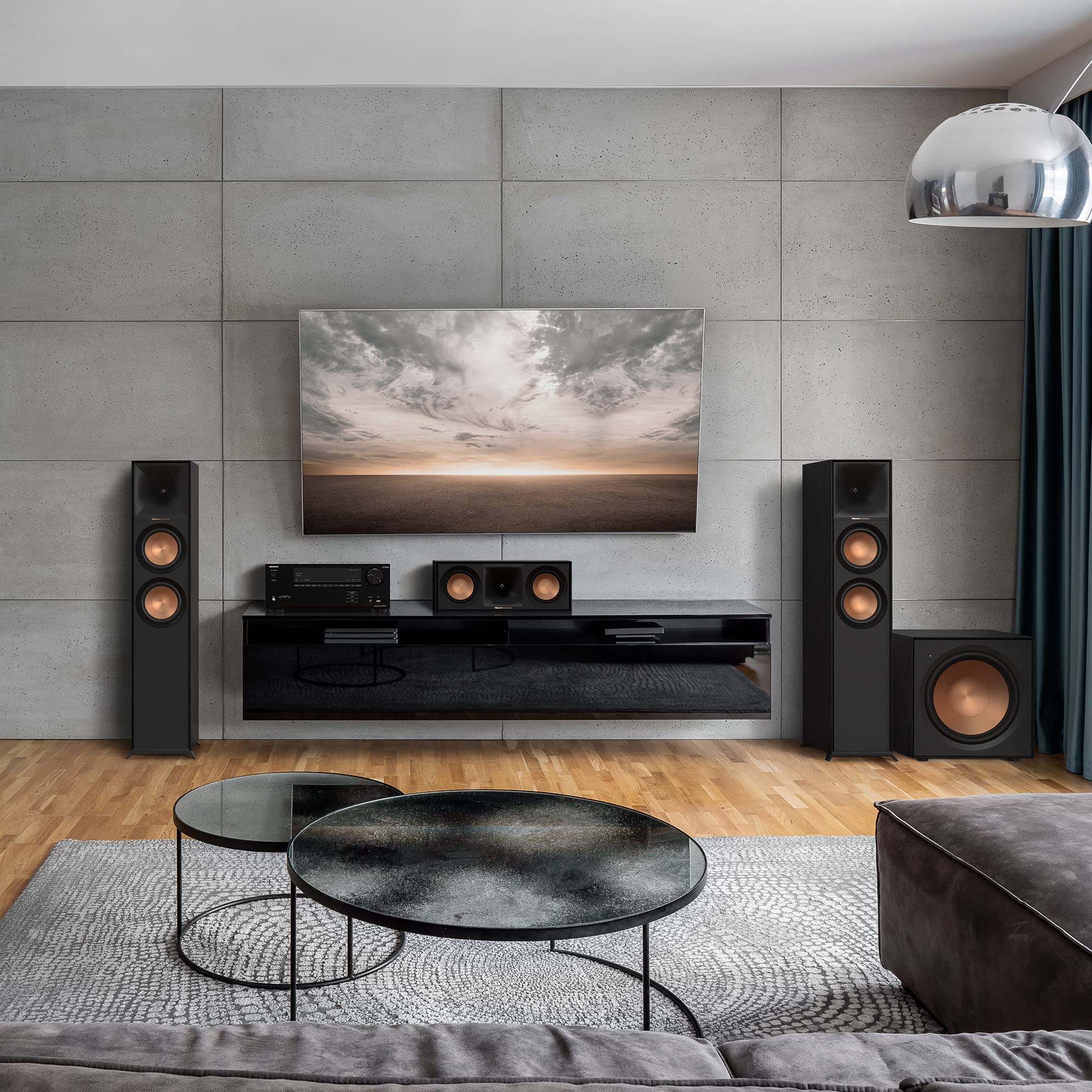 Klipsch Reference Next R 605Fa Dolby Atmos High Performance, Horn Loaded Floorstanding Speaker For Best In Class Immersive Home