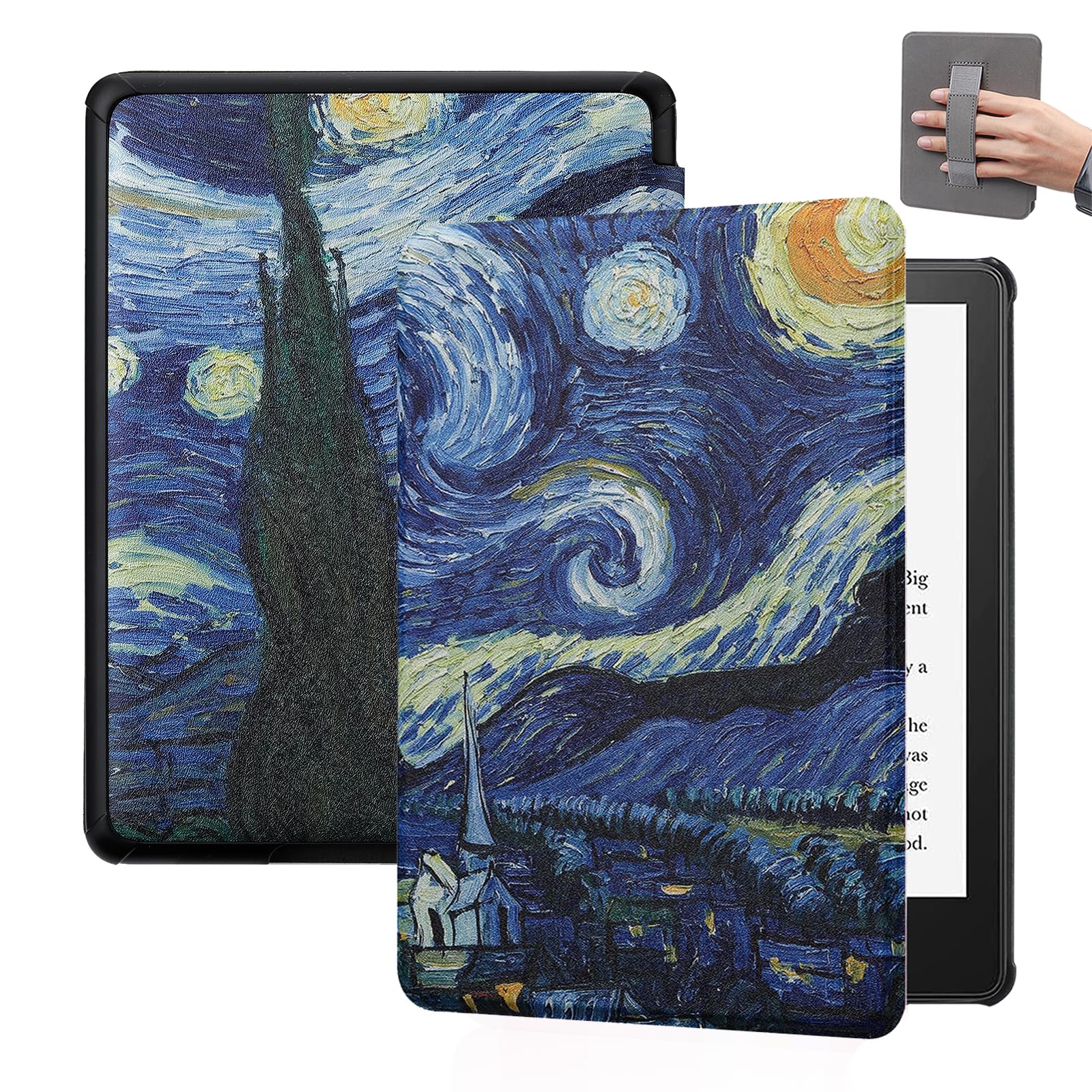 Scsvpn Case For 6.8'' Kindle Paperwhite 11Th Generation And Kindle Paperwhite Signature Edition 2021 Release With Hand Strap, Au