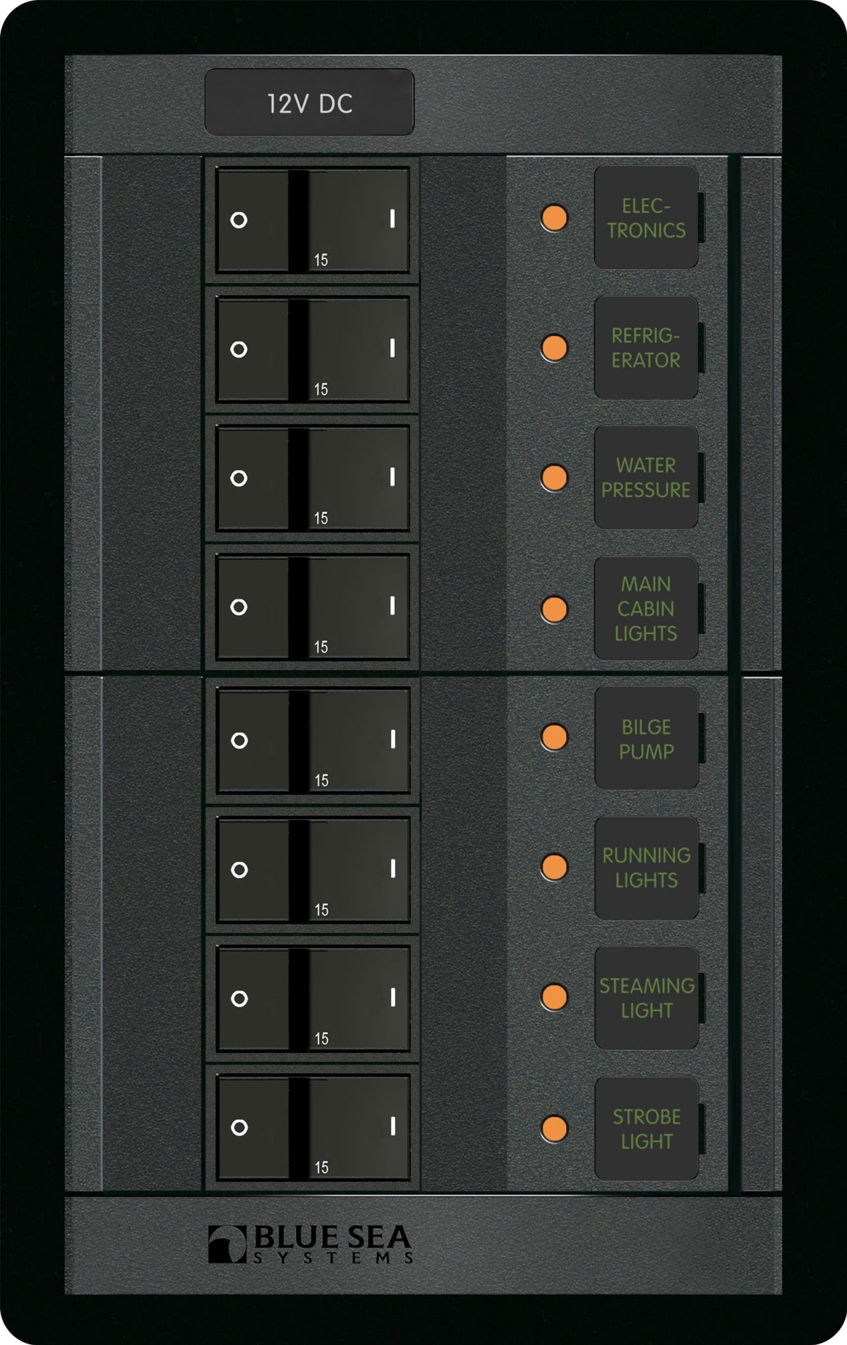 Blue Sea Systems 1200 12 Volt Dc 8 Position