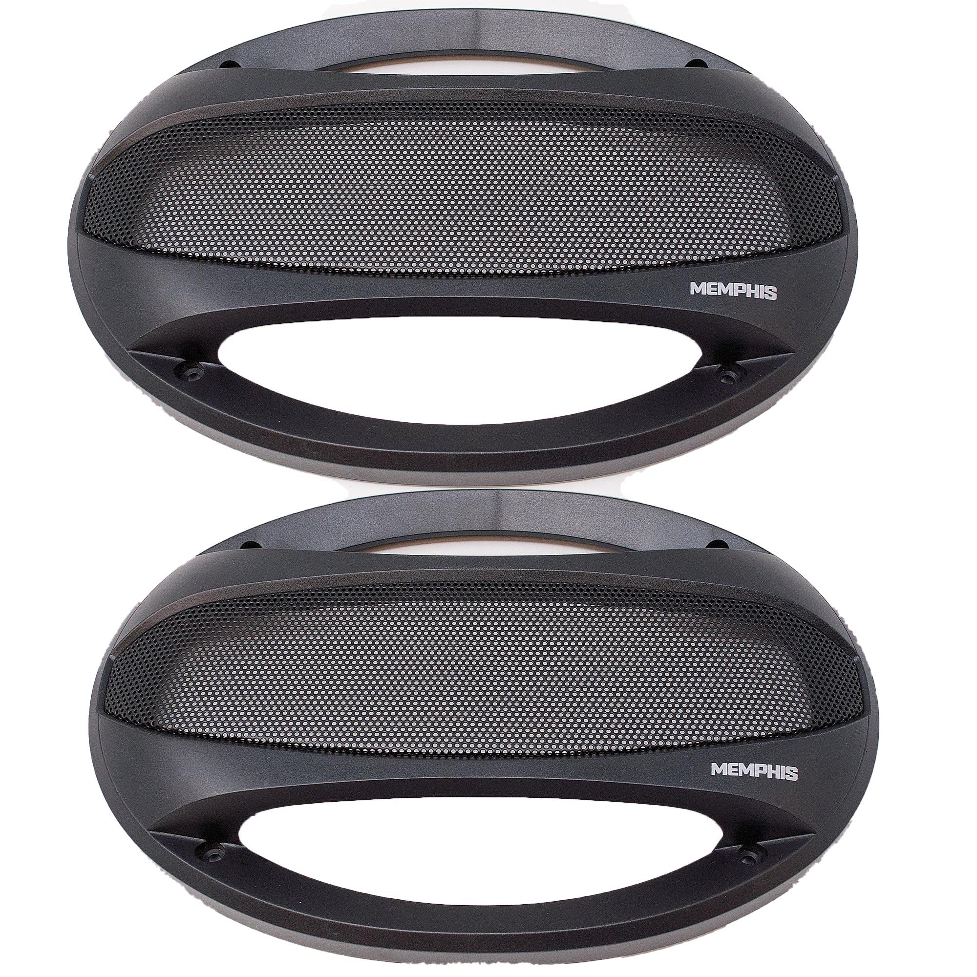 Memphis Audio Srxg693 6X9 Street Reference Series Grilles For Srx693 Coaxial Speakers
