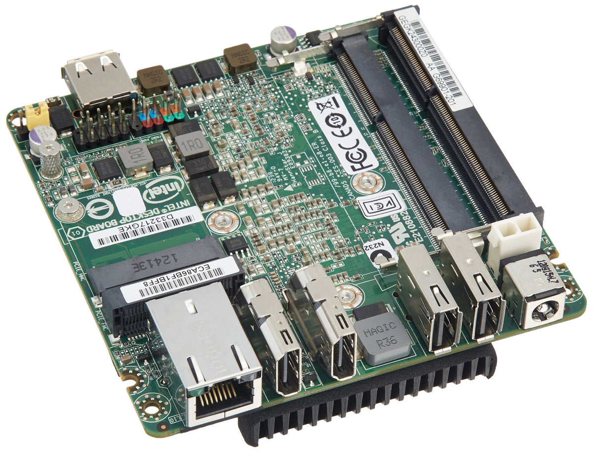 Intel D332 Desktop Motherboard Proprietary Ddr3 1333 Na Motherboards Blkd33217Gke