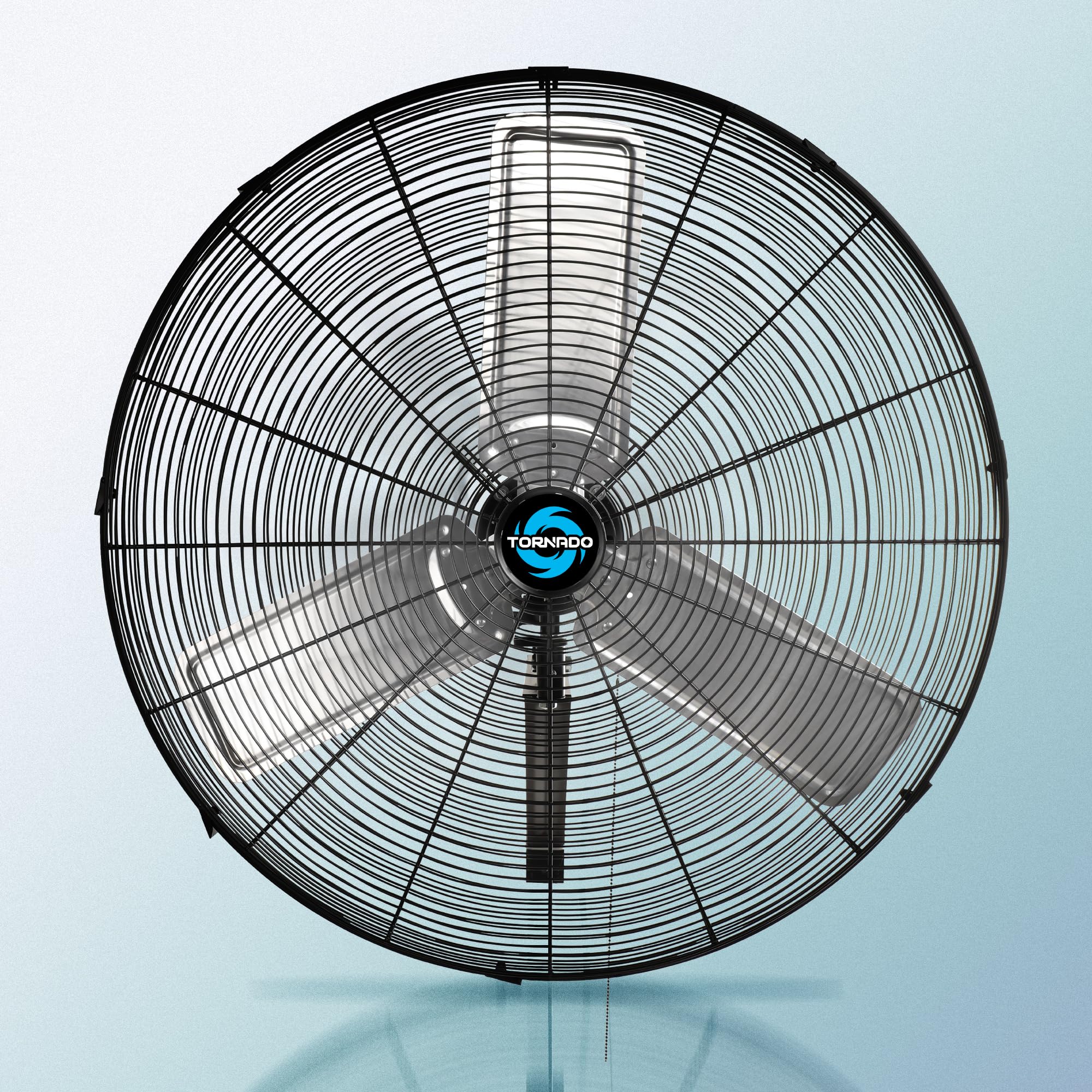 Tornado Pro Series 30 Inch High Velocity Wall Mount Fan, Oscillating Industrial & Commercial Fan, 2-Speed, 8400 CFM, 1100 RPM, 1