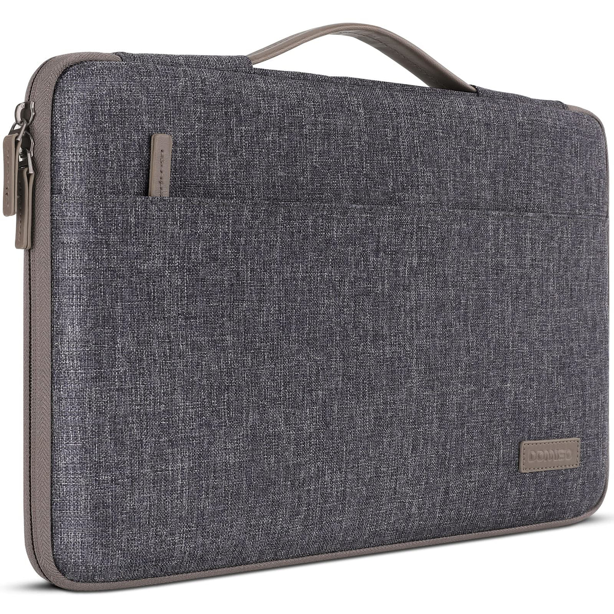 DOMISO 13 inch Laptop Sleeve Case Waterproof Carrying Bag for 12.5-13' Notebook/13 MacBook Pro/12.9' iPad Pro/13 MacBook Air Retina 2018/12.3' Microsoft Surface Pro Pro 4 Pro 6,Dark Grey