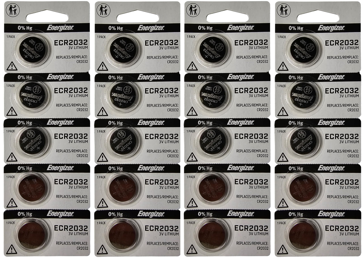 Energizer Ecr2032 3 Volt Lithium Coin Batteries (20 Count)