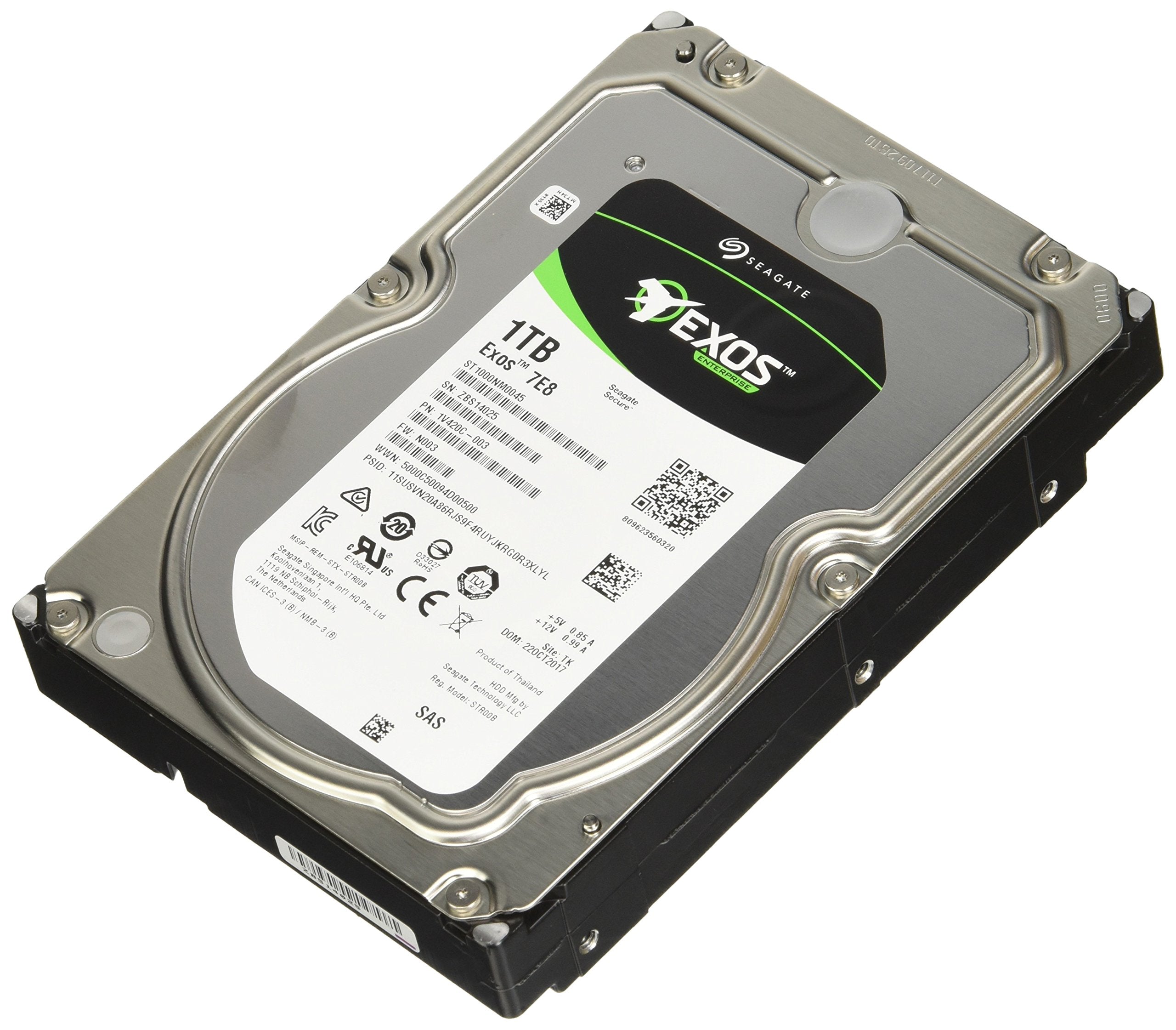 Seagate Enterprise Capacity St1000Nm0045 1Tb 7200Rpm Sas 12Gb/S 128Mb 512N Enterprise Hard Drive