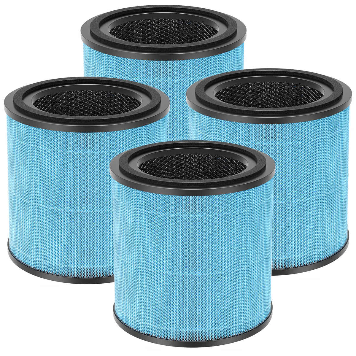 Ap0601 Replacement Filters Compatible With Airtok Air Puri Fier, 4 In 1 H13 True Hepa Filters, High Efficiency Activated Carbon