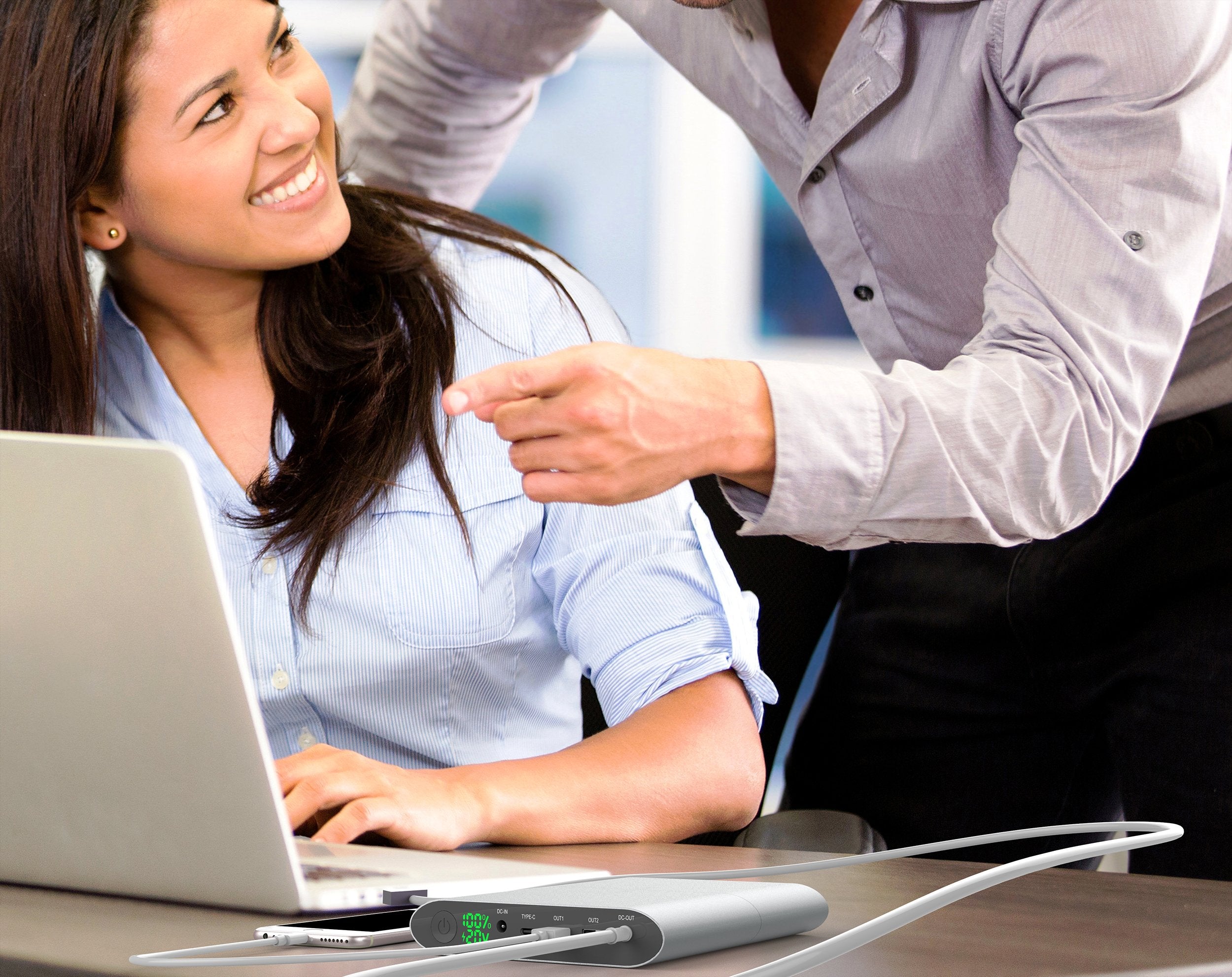 Krisdonia Portable Laptop Charger 185Wh/50000Mah Laptop Power Bank External Battery Pack For Laptop, Tablet, Projector, Smartpho