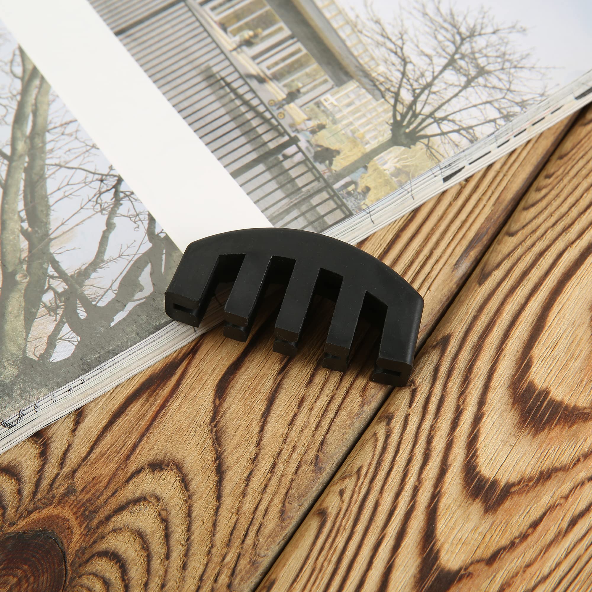 4Pcs Violin Mute, 4/4 Rubber Violin Practice Mute, Black