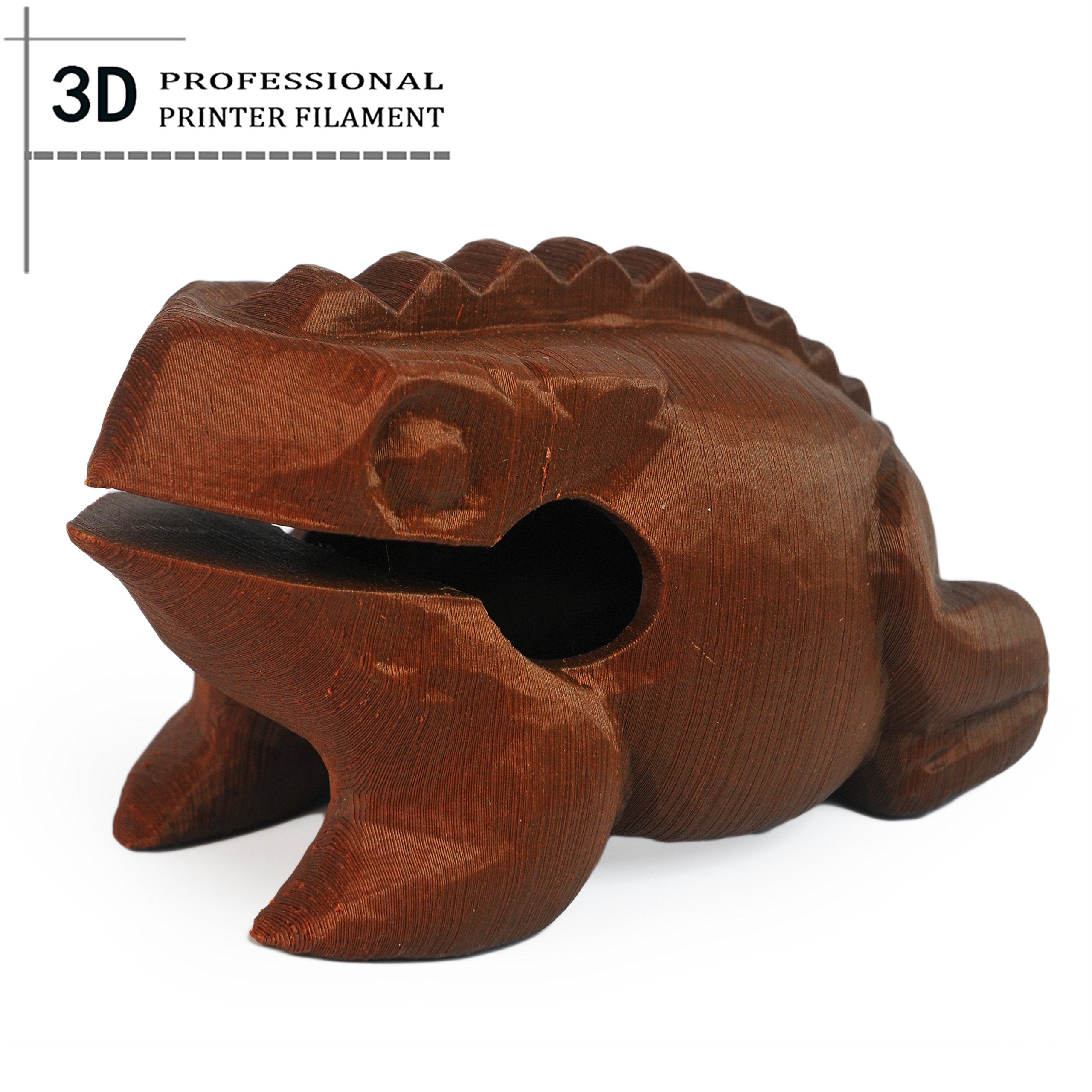 3D Best Q Real Wood Pla 1.75Mm 3D Printer Filament, Dimensional Accuracy +/  0.03 Mm, 1Kg Spool, 30% Real Wood Infill (Rosewood)