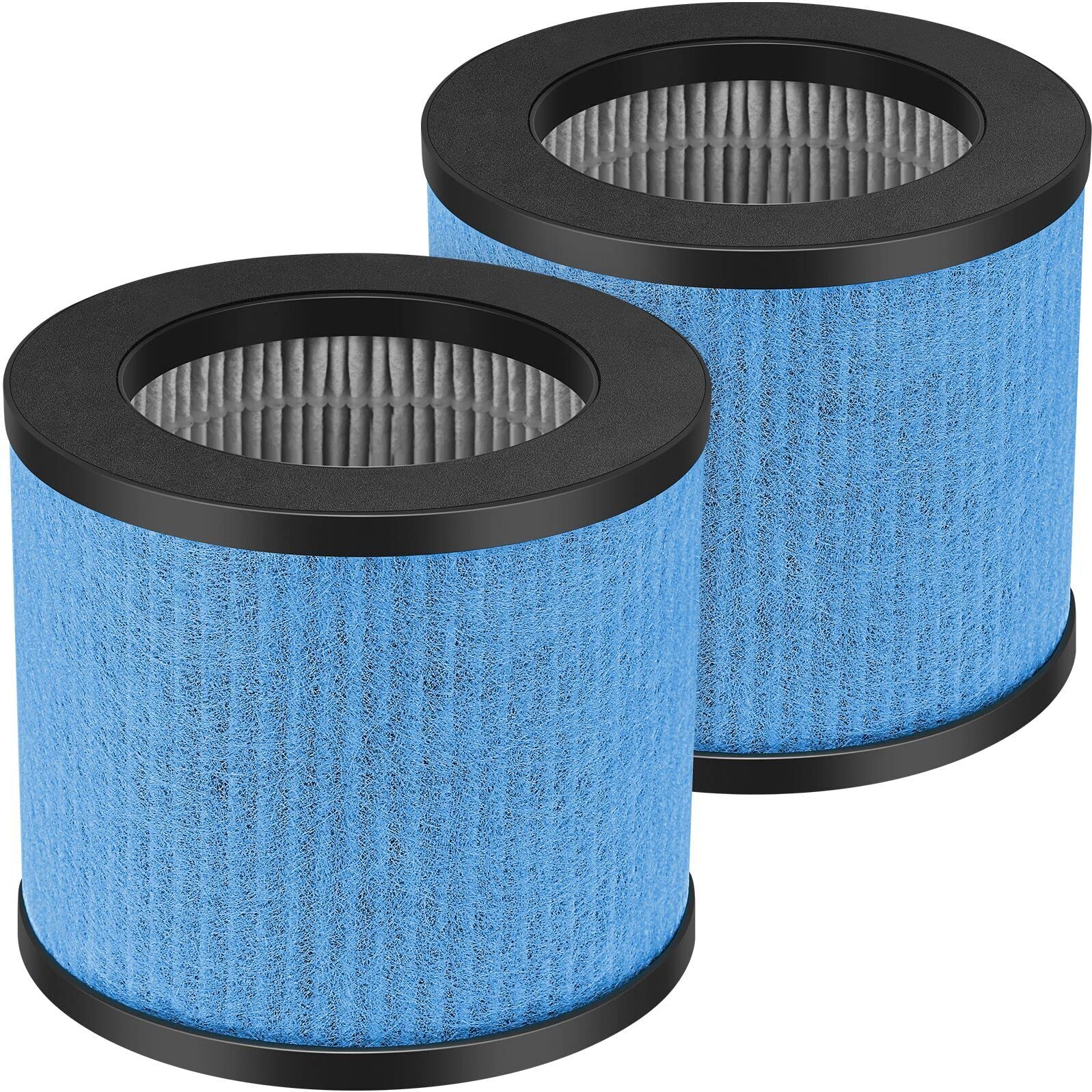 TPAP002 Filter Replacement 3-in-1 HEPA Upgraded Compatible with TOPPIN TPAP002 HEPA Air Purifier Comfy Air C1, Part #TPFF002, 2 