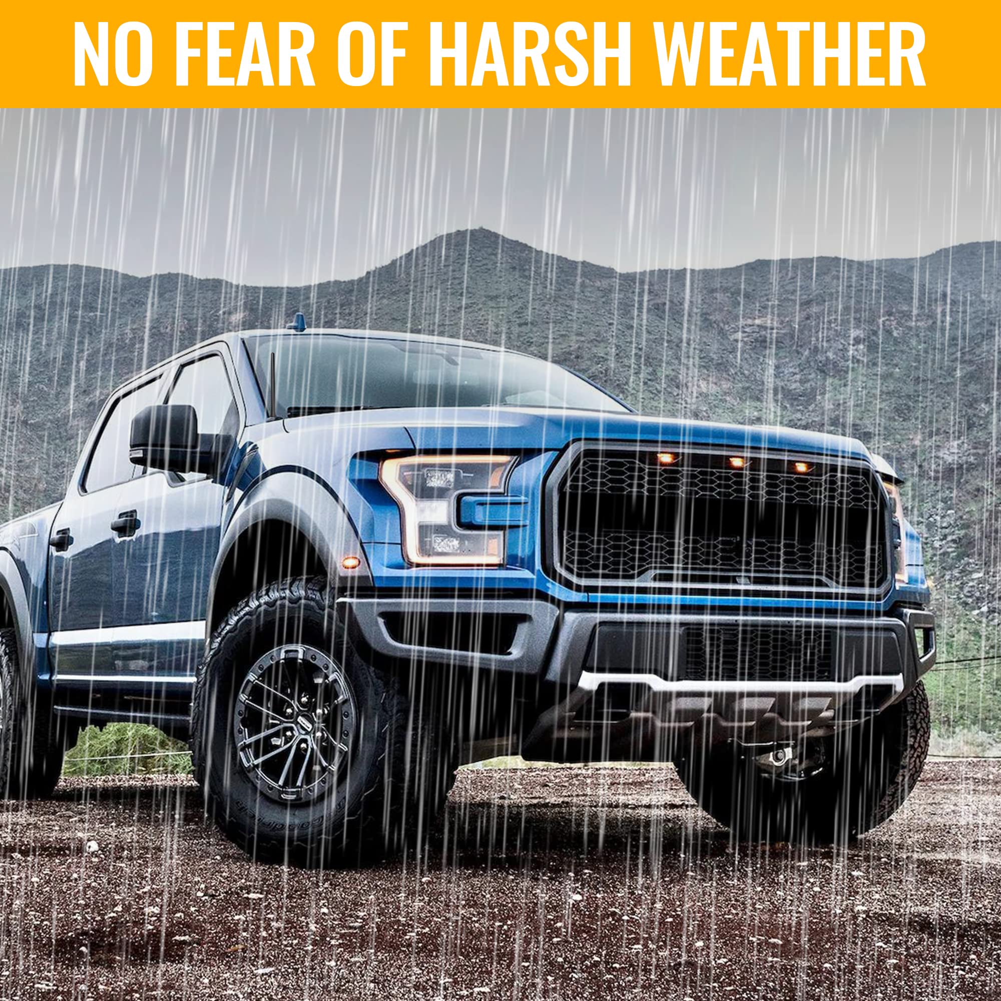 Ksaauto 6 3/4 Inch Antenna For Ford F250 F350 Super Duty 2017 2024, Ford F 150 F 250 F 350 Bronco Car Truck Antenna Replacement