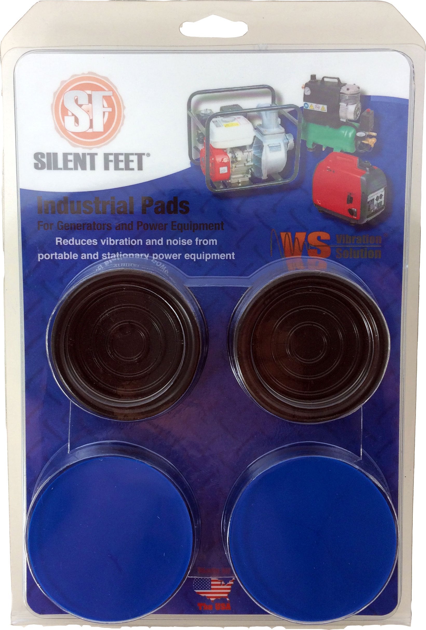 Industrial Silent Feet   Anti Vibration Pads For Generators, Air Compressors And Power Equipment