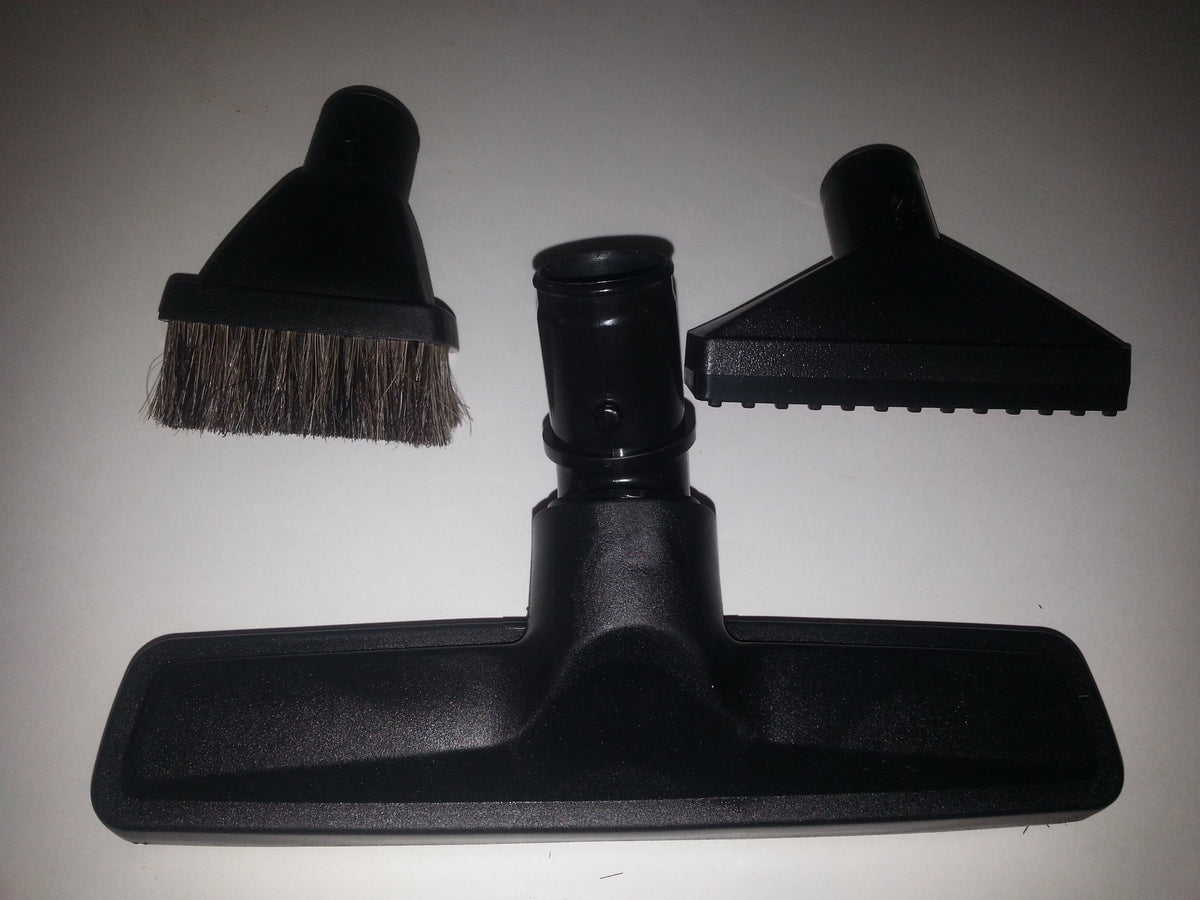 Hoover Canister 3 Piece Attachment Kit W/ Knob Style, Includes 1 Hoover Floor Brush, 1 Hoover Upholstery Tool, 1 Hoover Dusting 