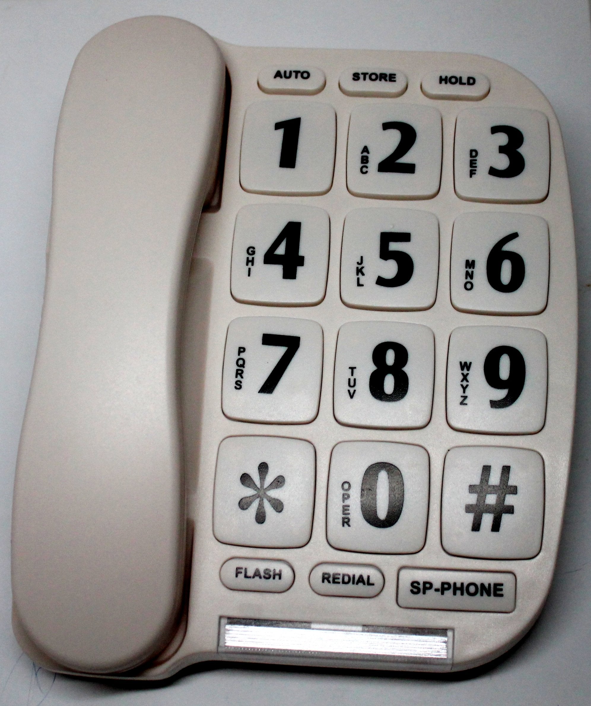 Complete Medical Large Button Telephone With Speaker Phone And Voice Amp, 1 Pound