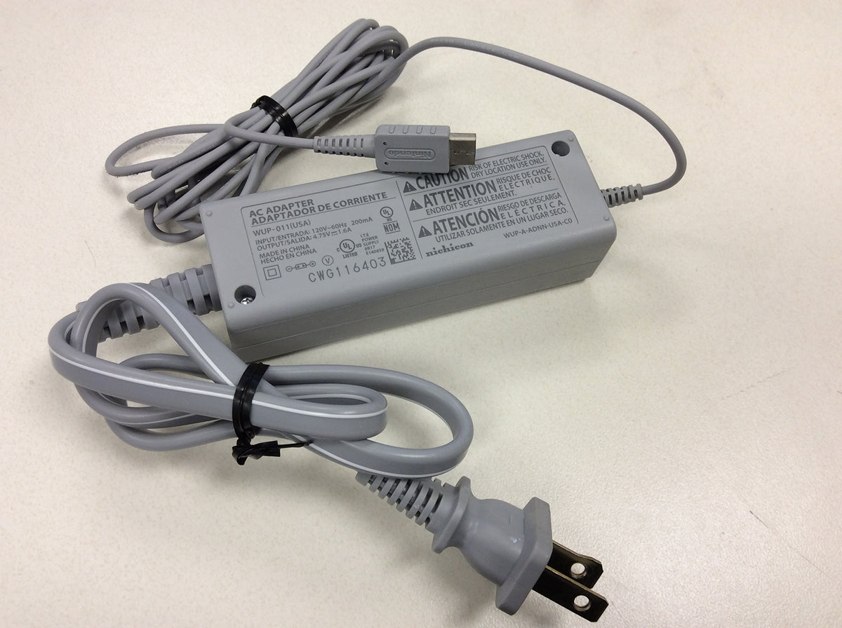 Genuine Original Nintendo Wii U Gamepad Ac Adapter Wup 011 (Usa) (Bulk Packaging) For Nintendo Wii U Gamepad