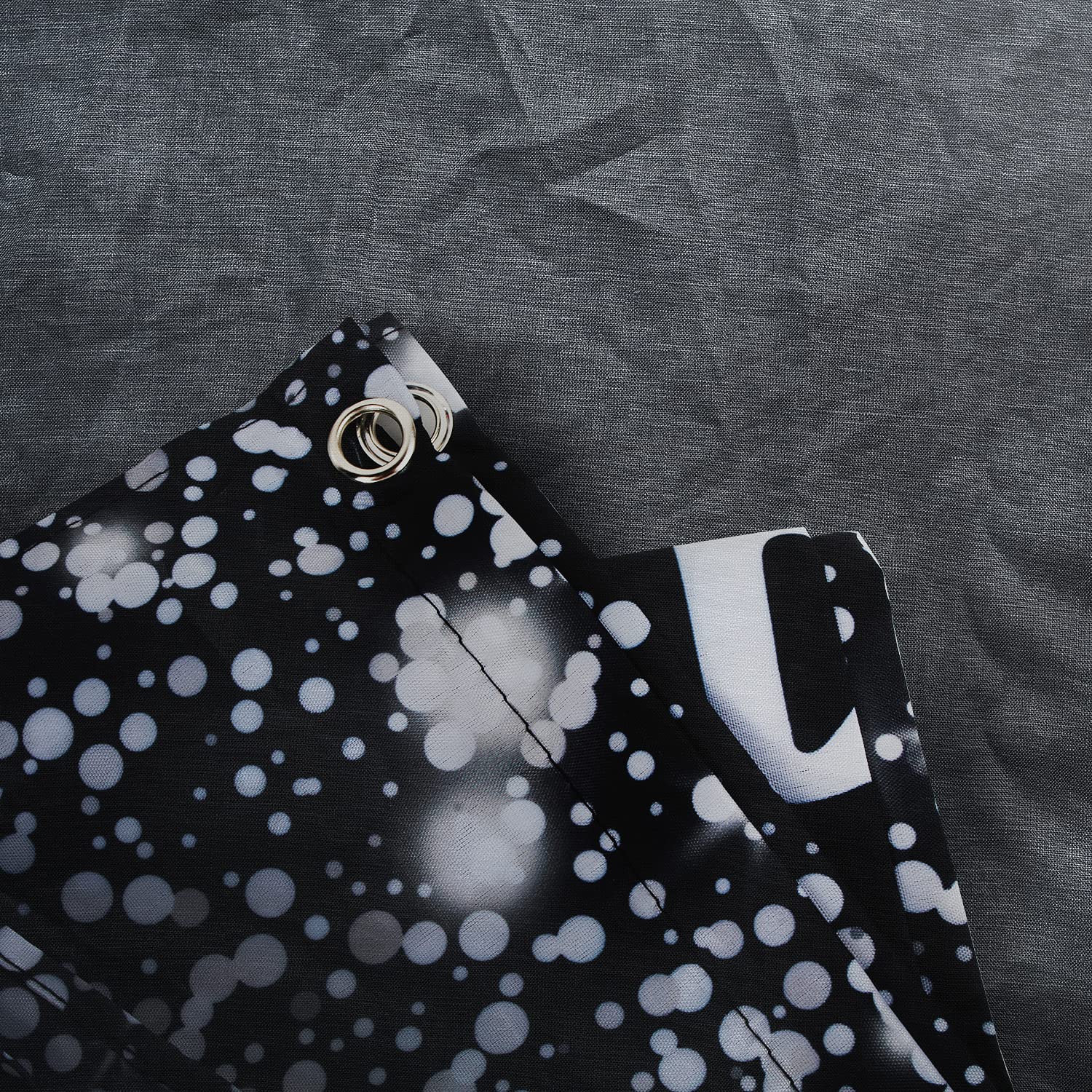 Hamigar 6X4Ft Happy 55Th Birthday Banner Backdrop   55 Years Old Birthday Decorations Party Supplies For Women Men   Black Silve