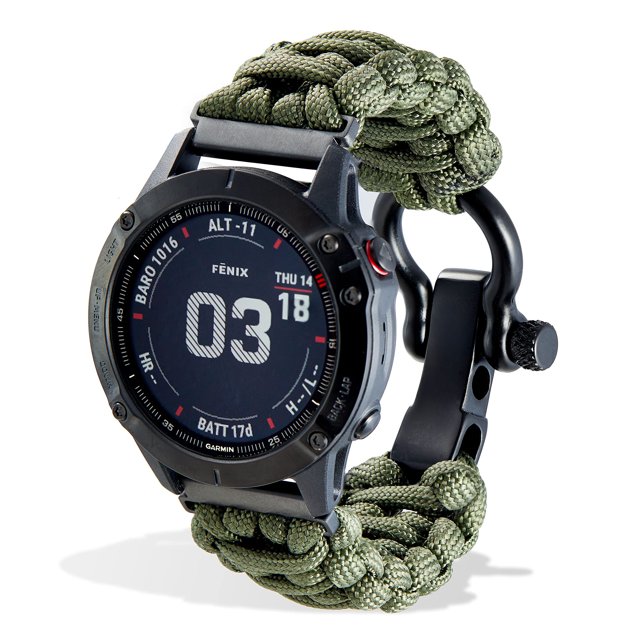 Savior Survival Gear Paracord 20Mm Watch Band With Quick Release - Men & Women - Strap Compatible With Samsung Galaxy Watch5, Wa