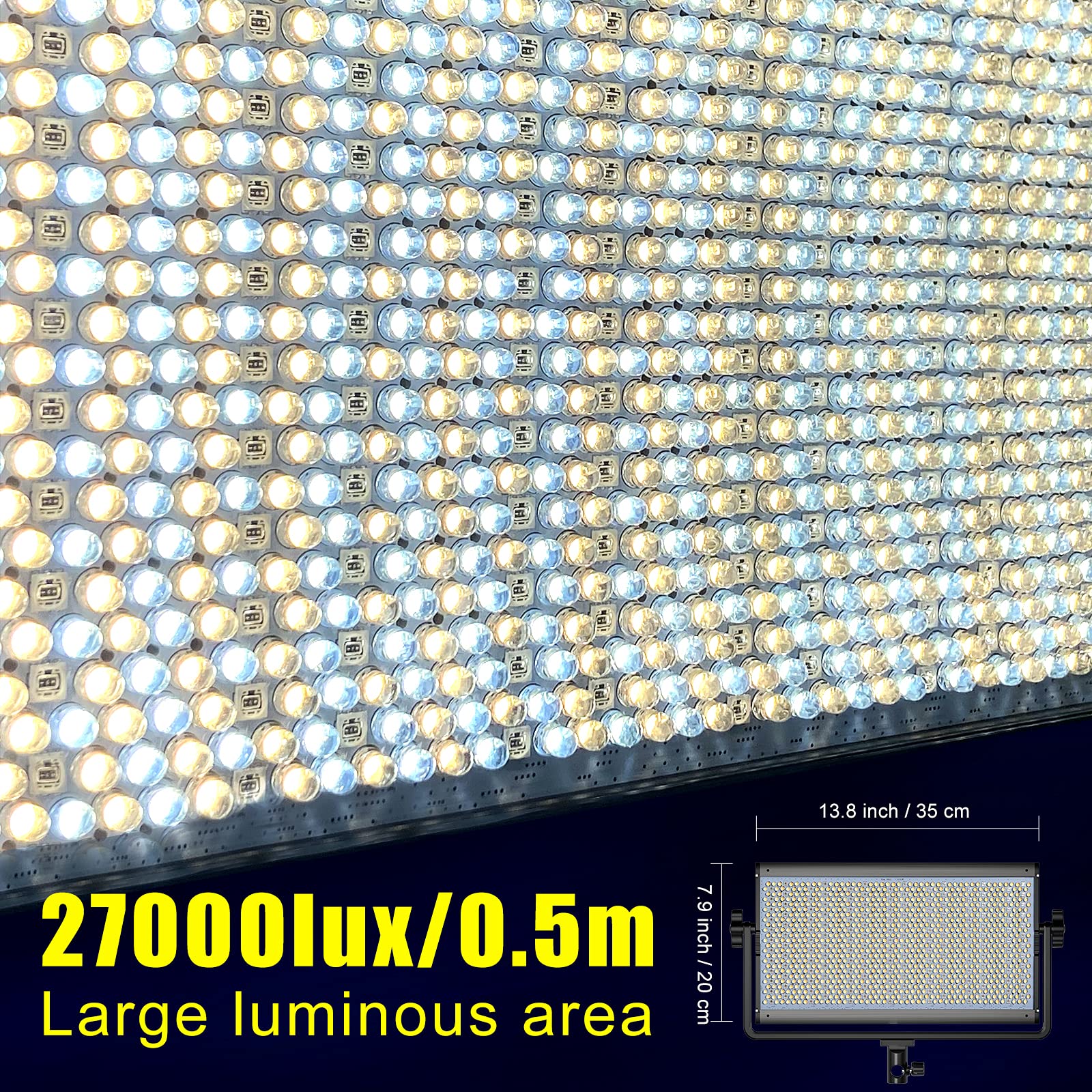 Gvm 1500D Rgb Led Video Light, 75W Video Lighting Kit With Bluetooth Control, 3 Packs Led Panel Light For Photography, Youtube S