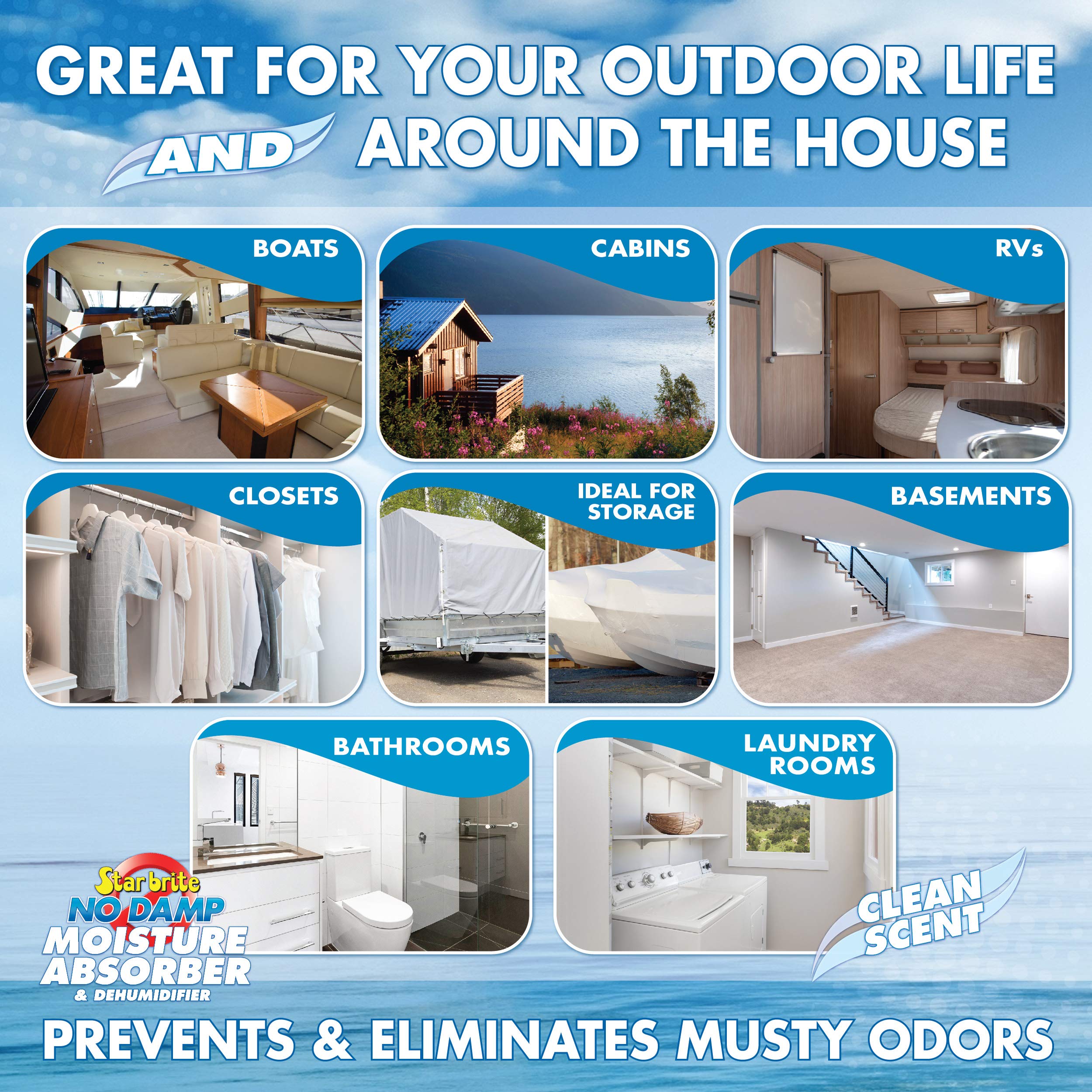 Star Brite No Damp Dehumidifier (12 Ounce)