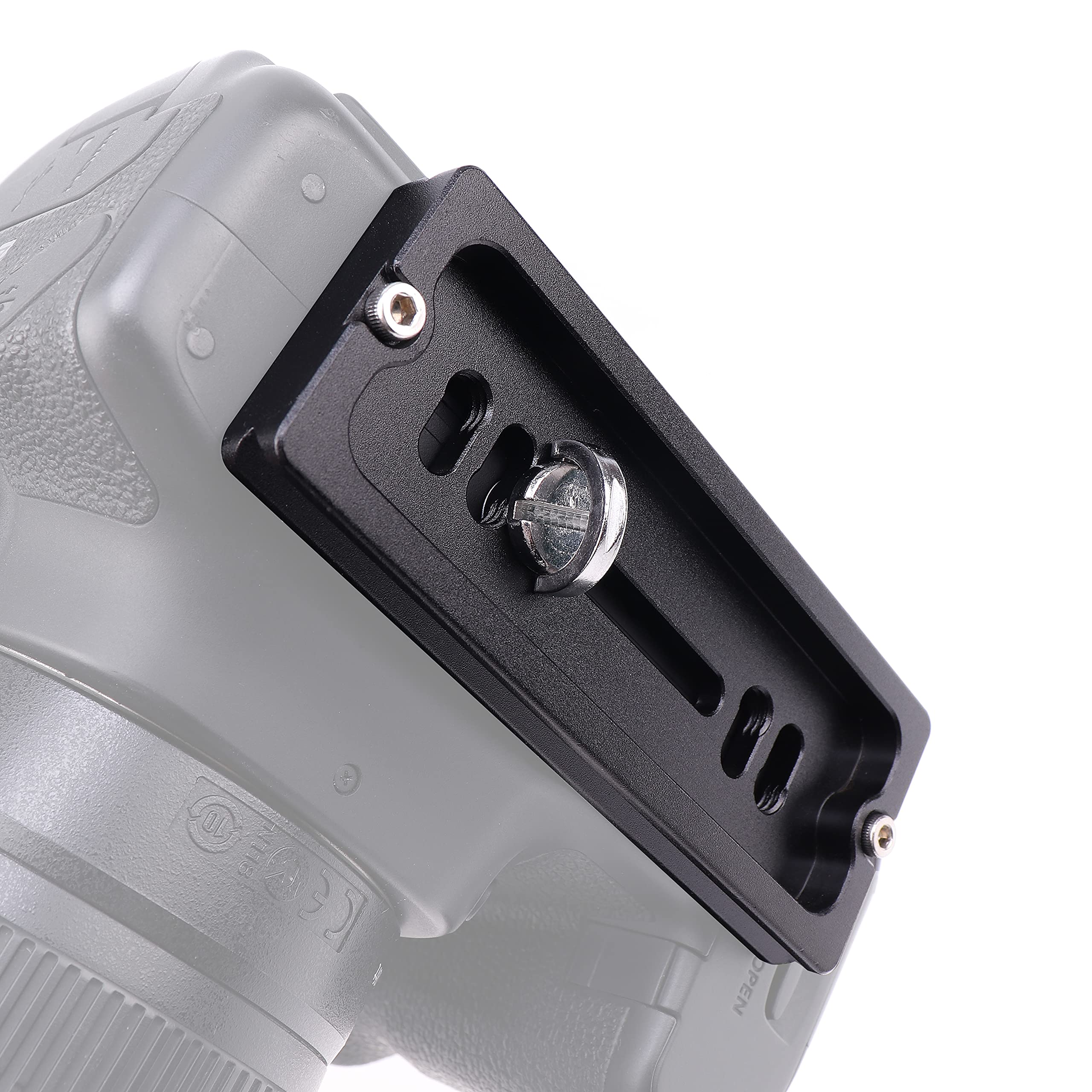 Focusfoto Pu100 Pu 100 Quick Release Plate, 100Mm Long Plate With 1/4'' 20 Mounting Screw For Benro B0 B1 B2 J0 J1 N1 Arca Swiss