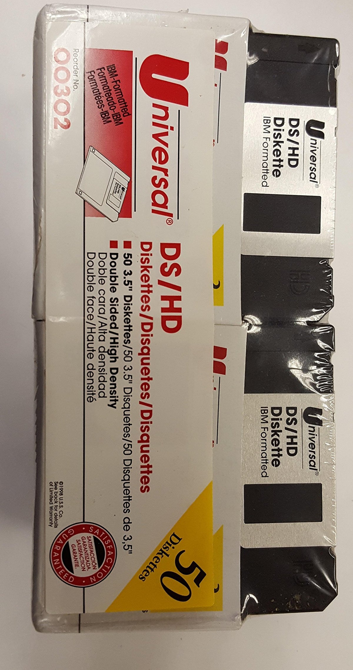 Universal Diskds/Hd3.5''Frmt50Pk (00302)