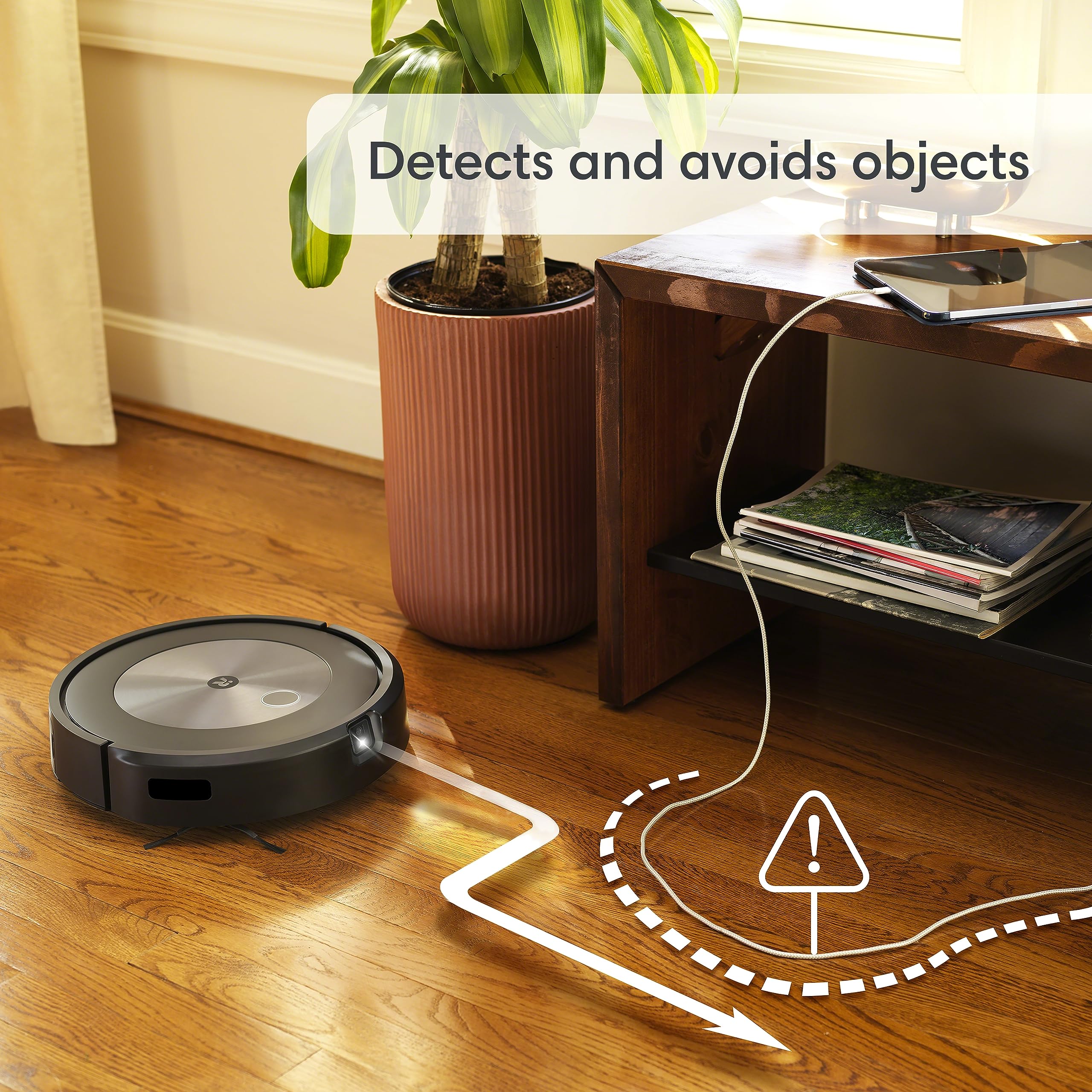Irobot Roomba Combo J5 Robot   2 In 1 Vacuum With Optional Mopping, Identifies & Avoids Obstacles Like Pet Waste & Cords, Clean