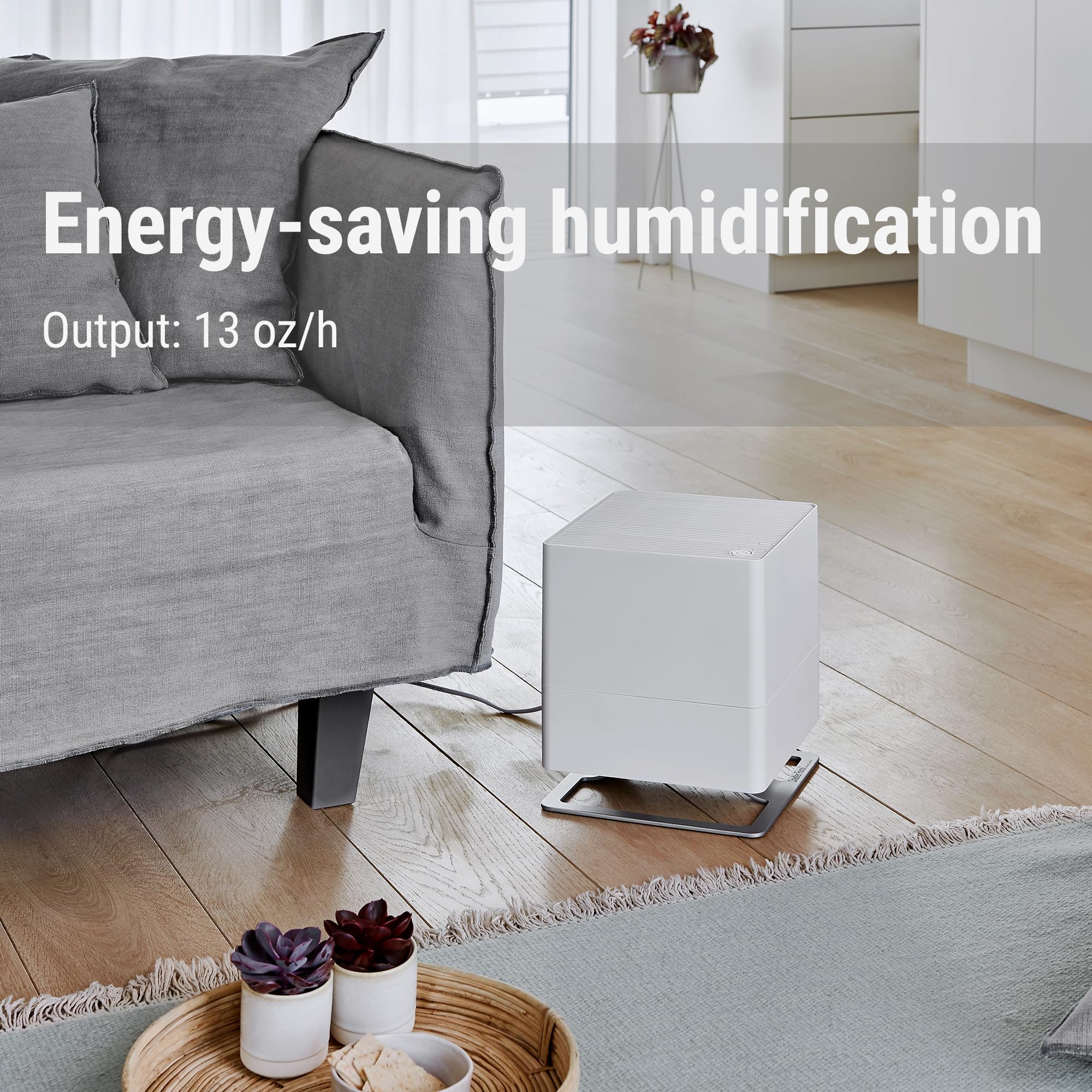 Stadler Form Humidifier Oskar, Energy Saving Humidifier For Rooms Up To 540 Square Feet, Evaporator With Automatic Switch Off, D