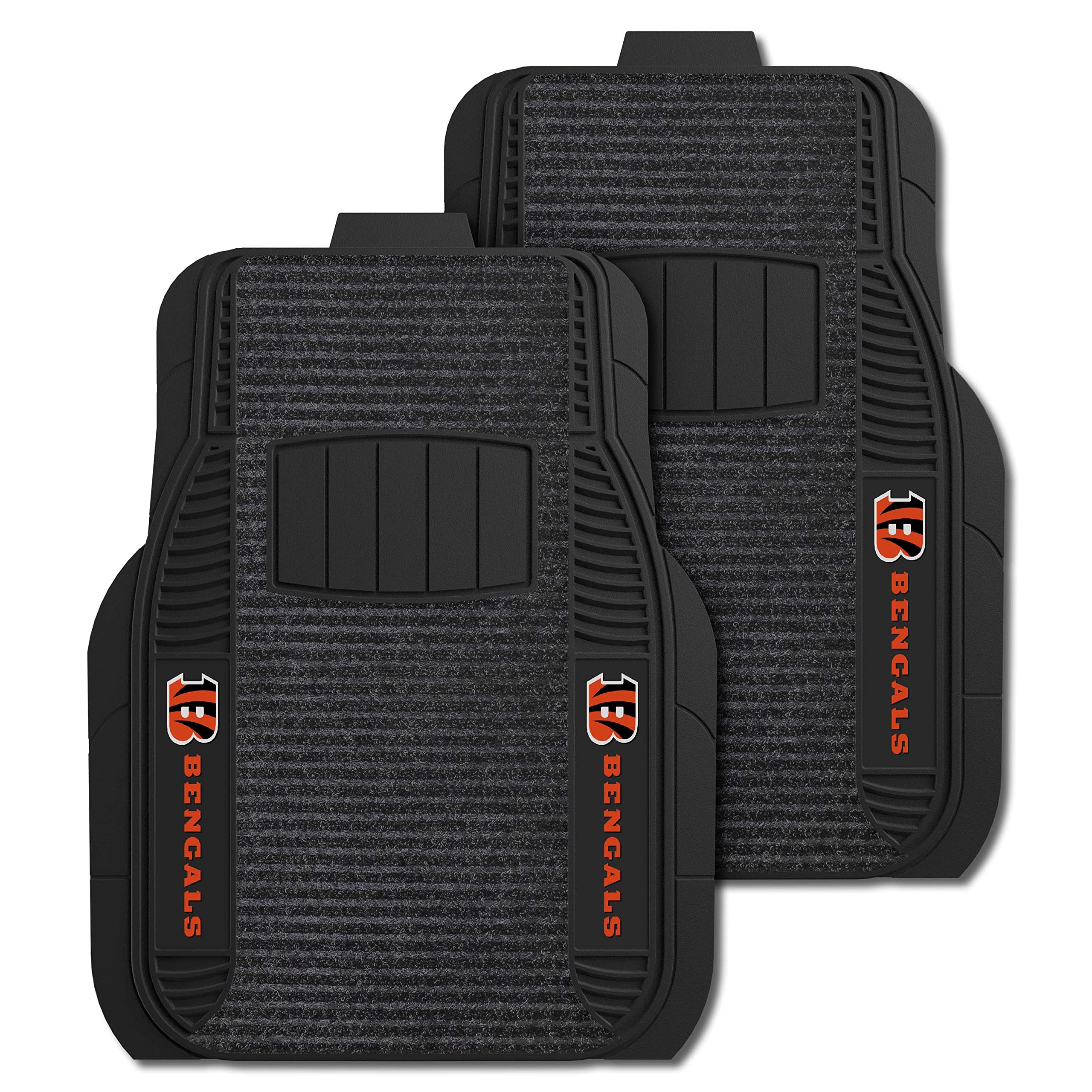 Fanmats 14754 Nfl   Cincinnati Bengals Deluxe Car Mat , 20''X27''