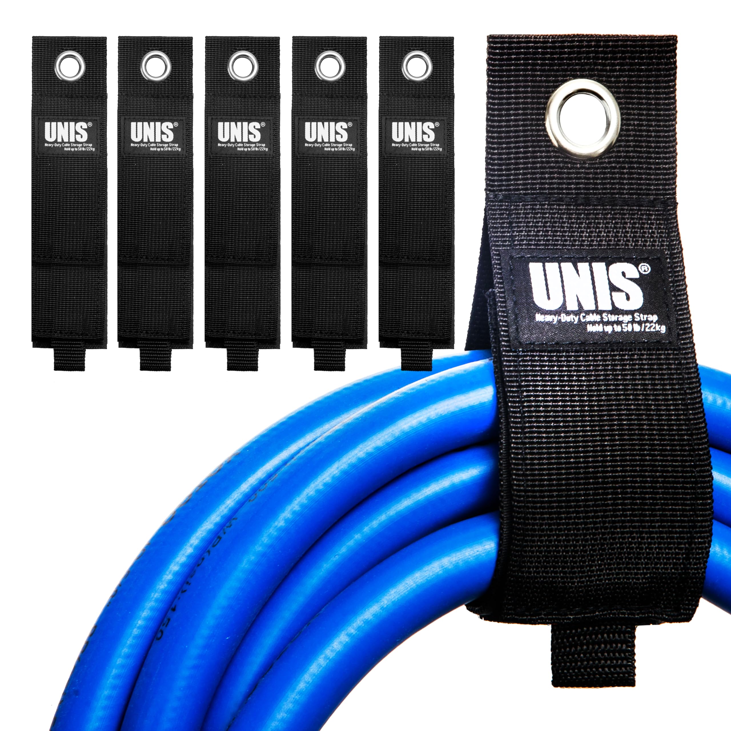 5 Pack Heavy Duty Large 13 Inch Extension Cord Storage Organize Cables, Hoses, Power Cords, And Ropes With Extendable Cable Ties