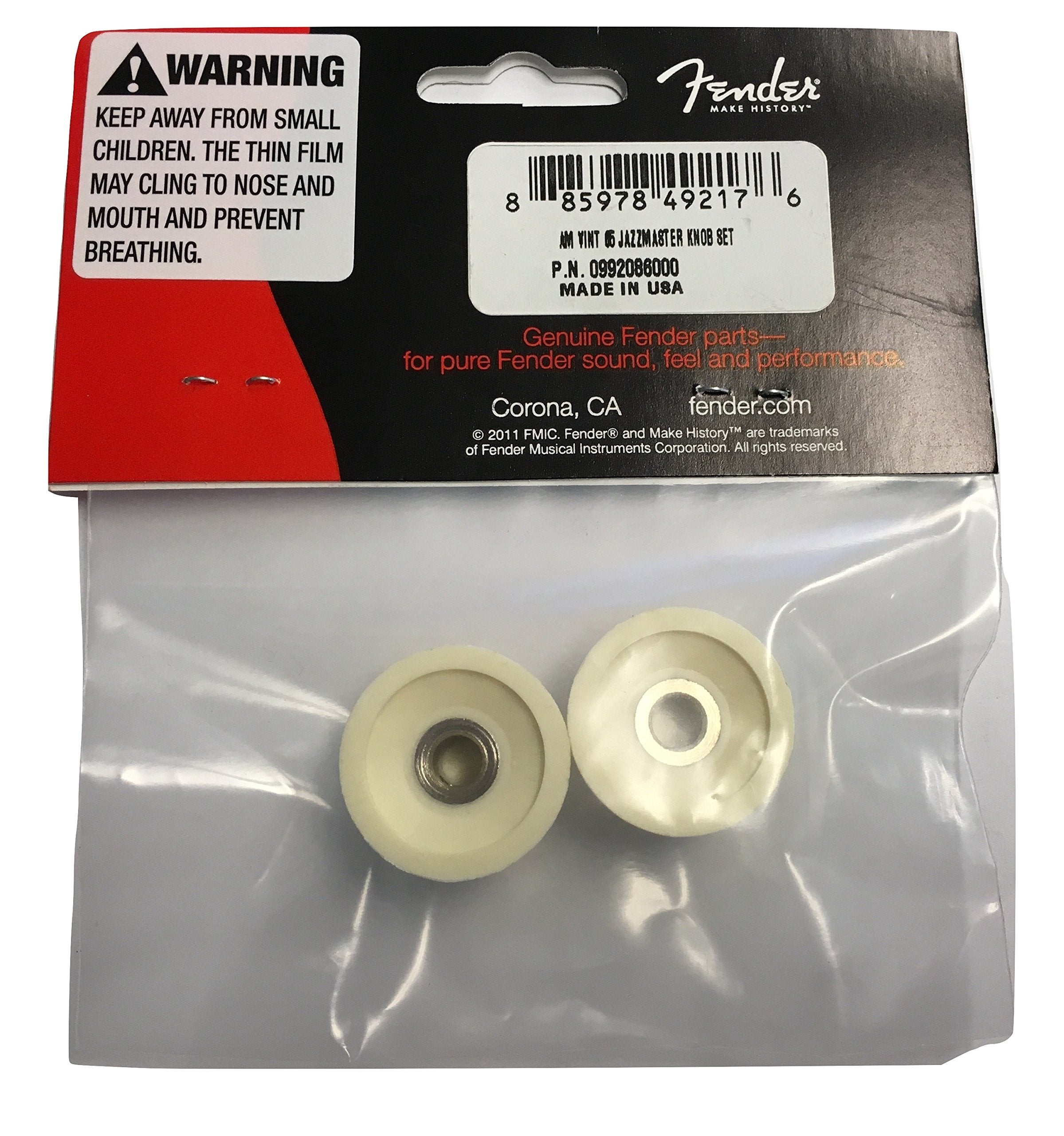 Fender Pure Vintage American 65 Jazzmaster Knob Set