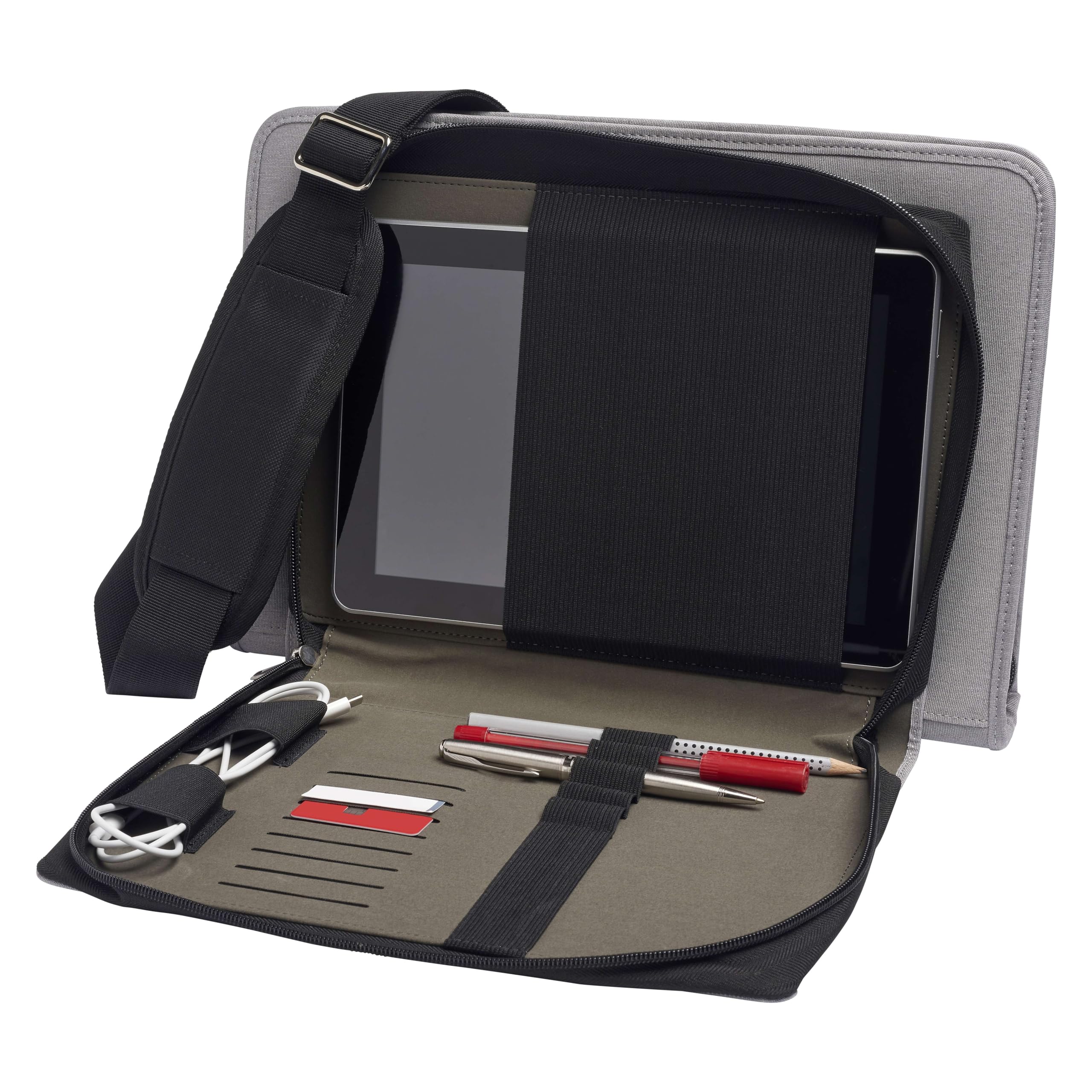 Broonel   Contour Series   Grey Heavy Duty Leather Protective Case   Compatible With Lg Gram 16 16Z90R K.Aa78A1 16'' Laptop