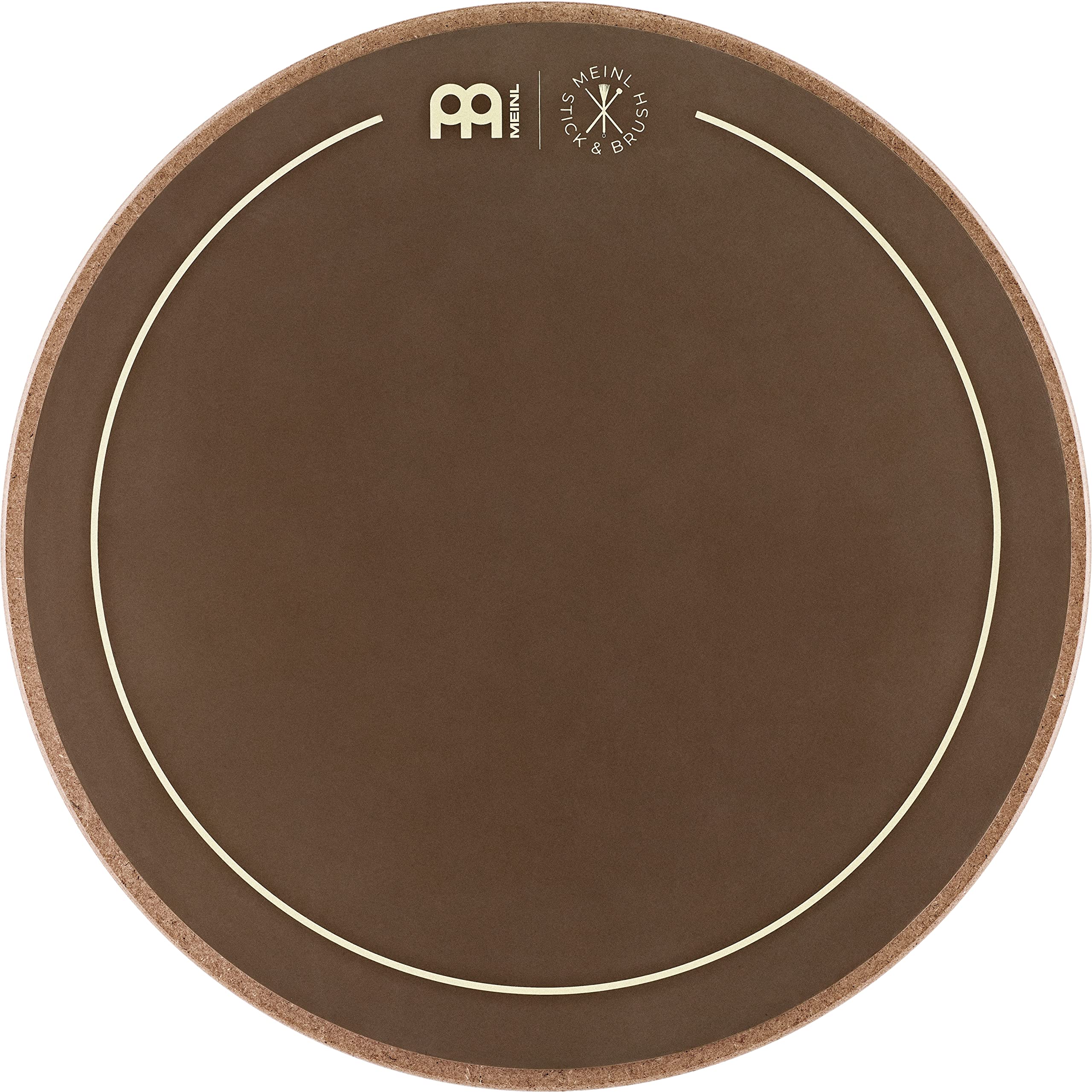 Meinl Stick & Brush 12'' Drum Practice Pad, Rubber   Medium Rebound And Controlled Volume For Speed, Power And Precision (Sb509)