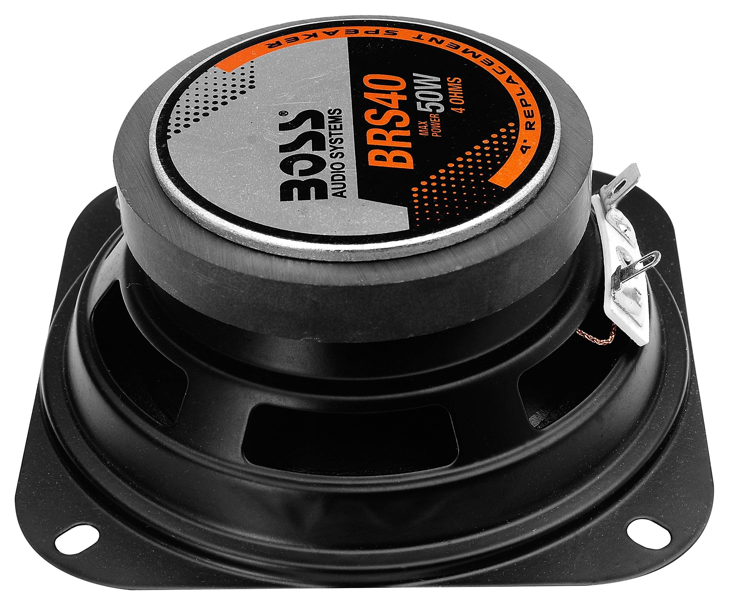 Boss Audio Systems Brs40 50 Watt, 4 Inch , Full Range, Replacement Car Speaker   Sold Individually