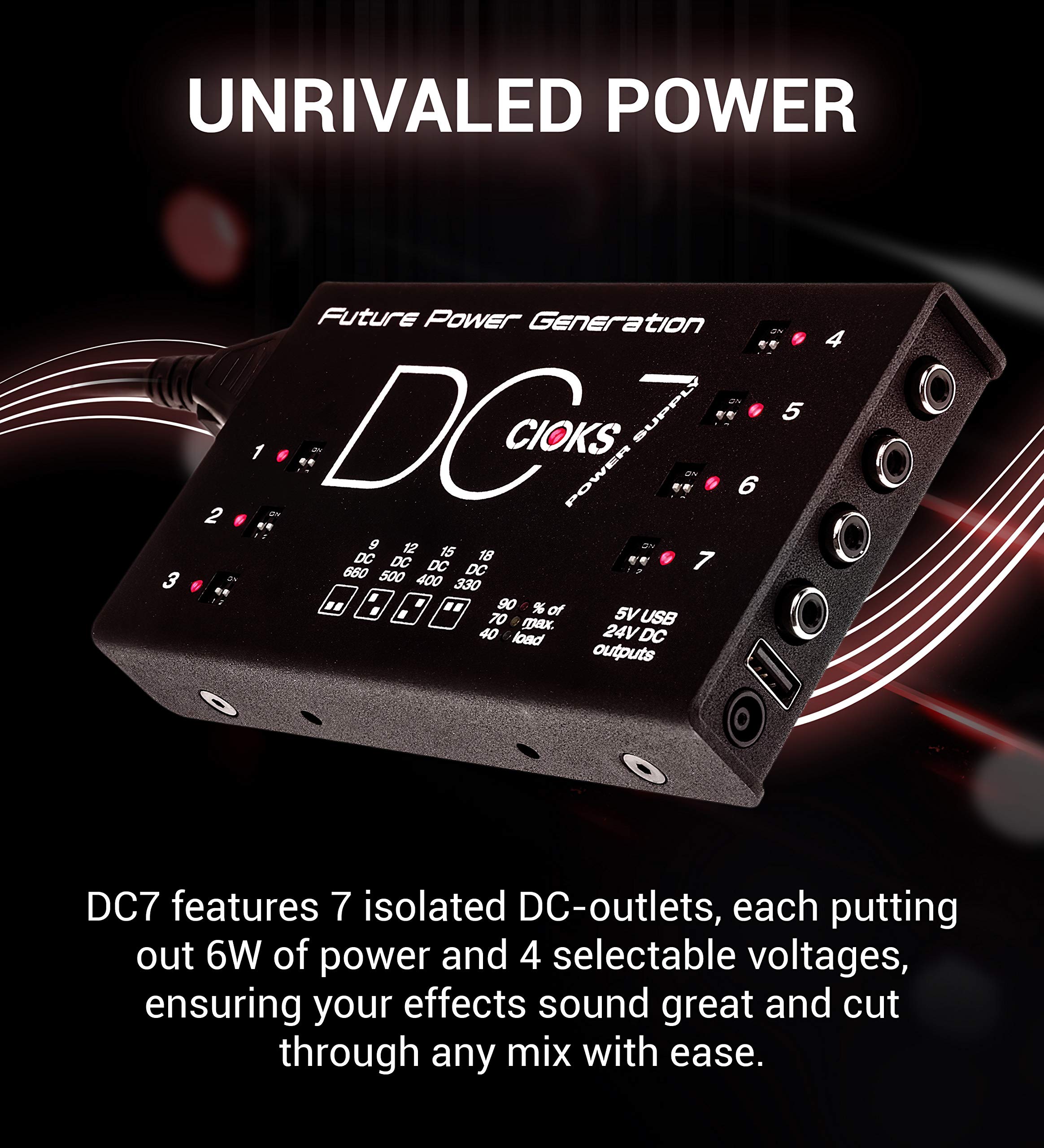 Cioks Dc7 7 Isolated Dc Outlets Power Supply