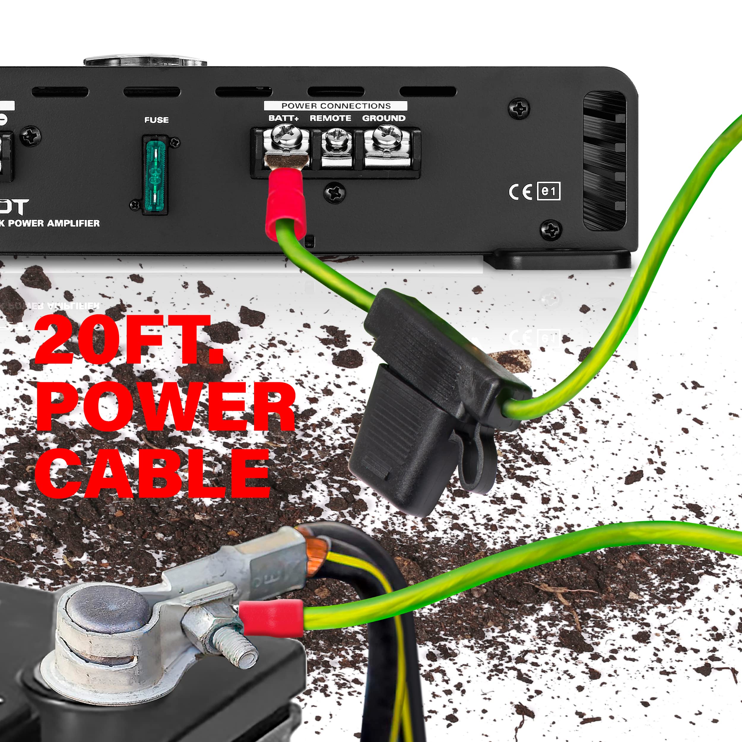 Boss Audio Systems Bp8K 8 Gauge Car Amplifier Installation Wiring Kit   A Car Amp Wire Kit Helps You Make Connections And Brings