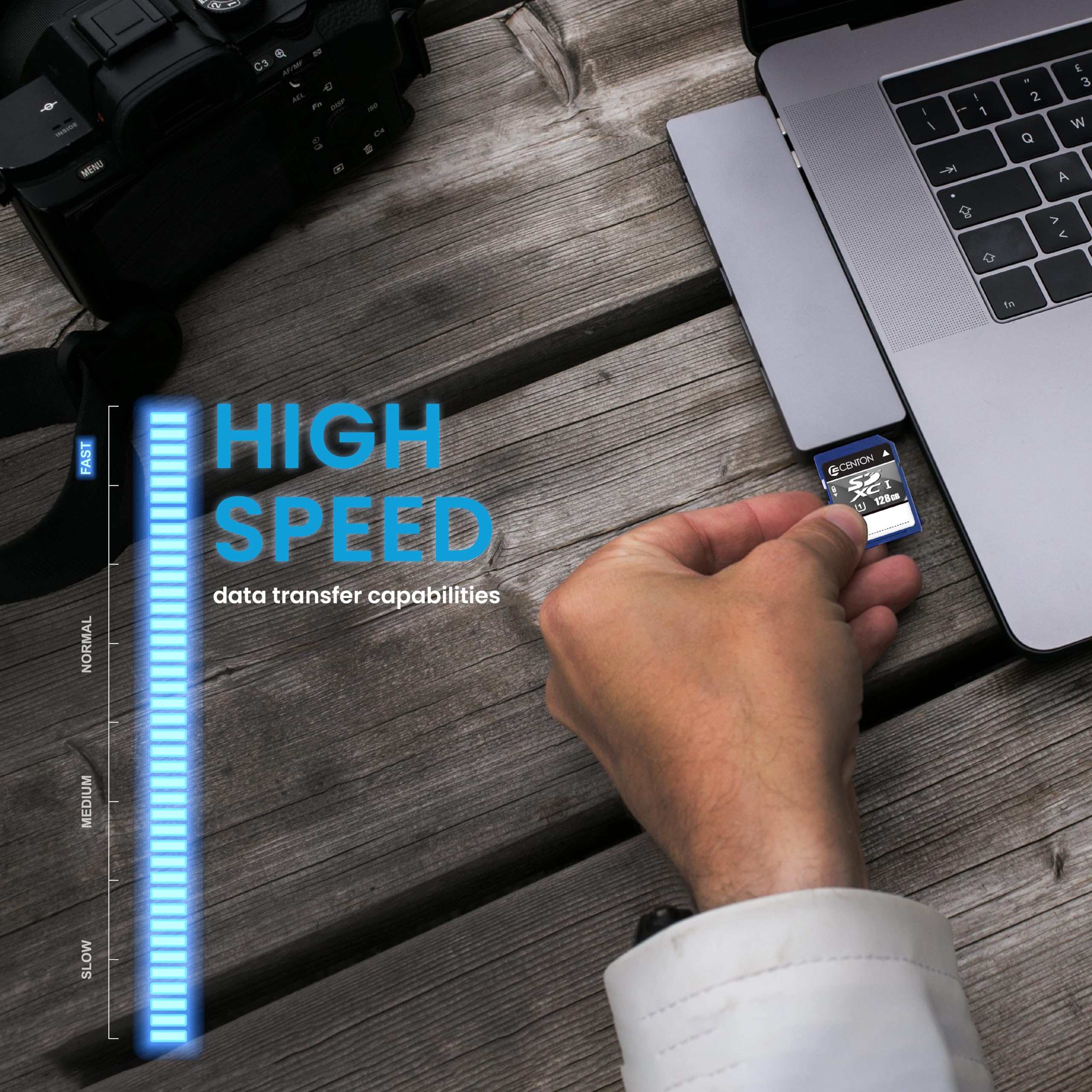 Centon Electronics Sd Class 1 (Ui) Flash Memory Card, Ultimate Memory Card For Phones, Tablets, Cameras, And More, 128Gb