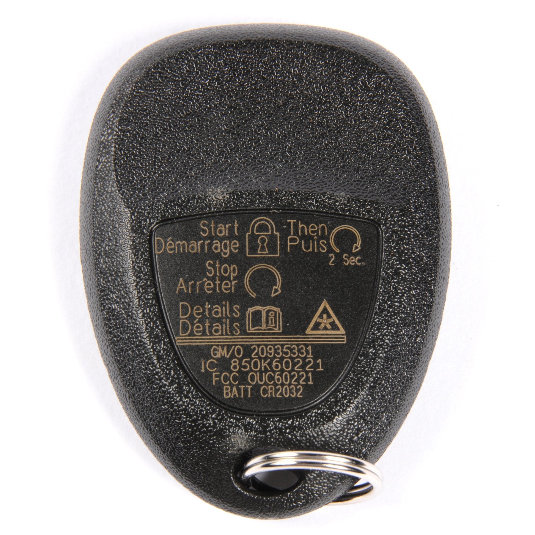 Acdelco 20935331 Gm Original Equipment 5 Button Keyless Entry Remote Key Fob