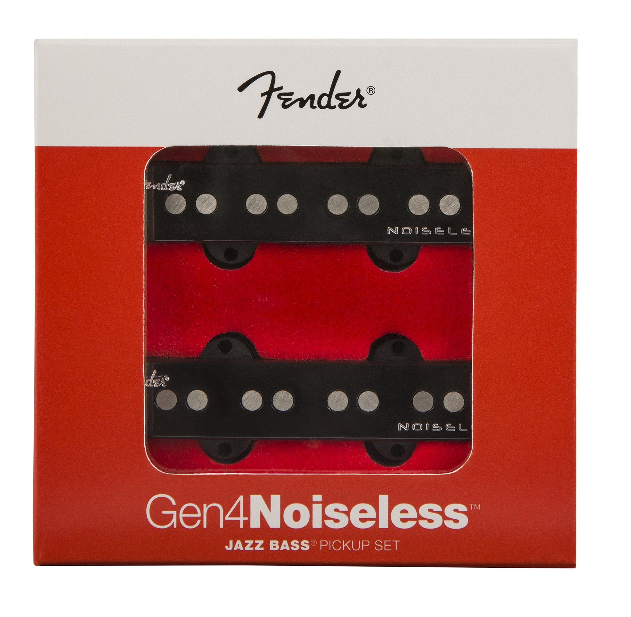 Fender Generation 4 Noiseless Jazz Bass Single-Coil Pickups - Set Of 2