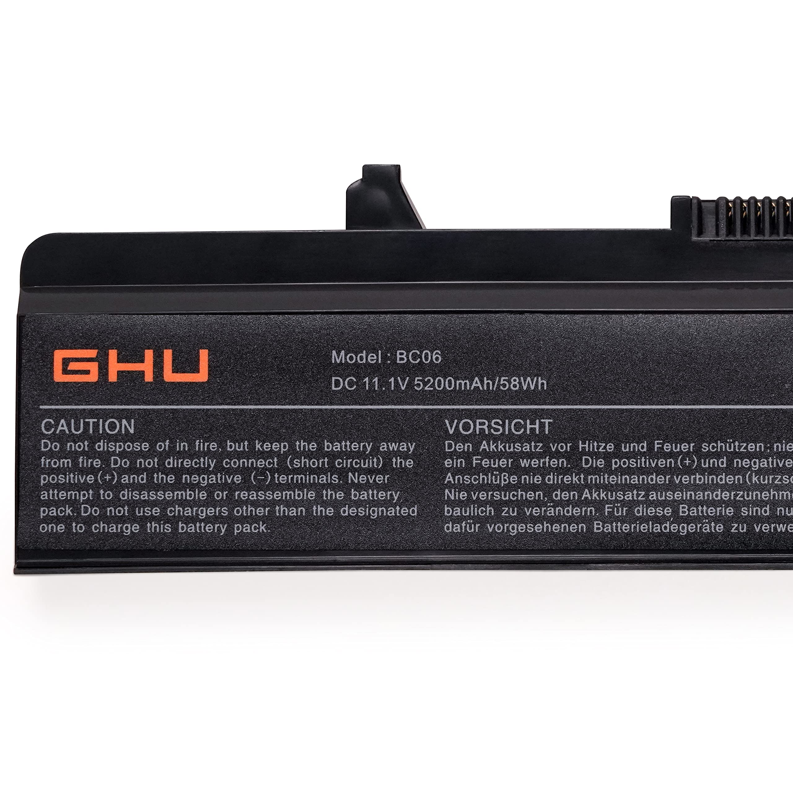 Ghu Premium 58Wh Compatible With Dell Inspiring 1545 Battery Dell Battery Module Type X284G, Dell Laptop Battery X284G, Rn873 De