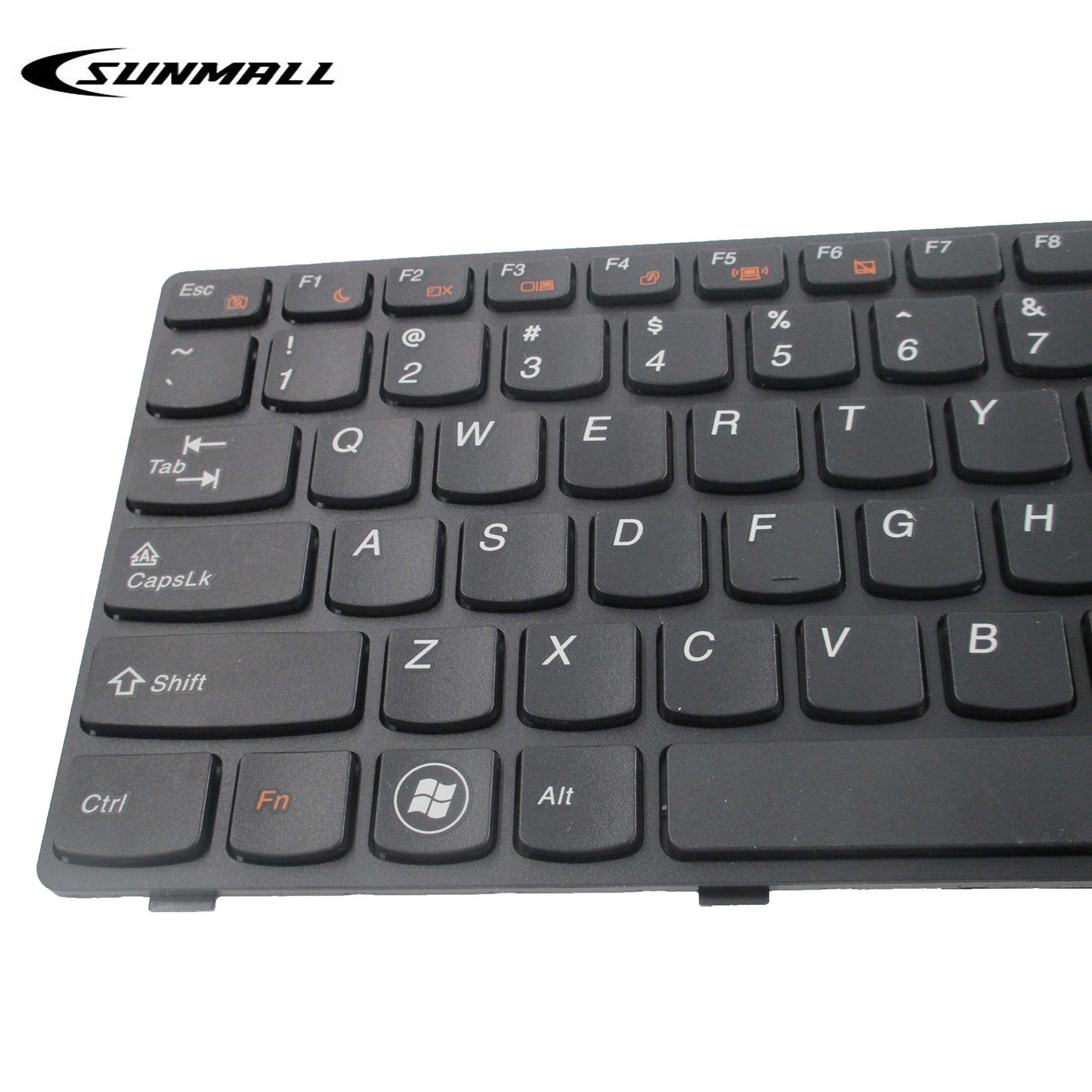 Sunmall New Keyboard Replacement With Frame Compatible With Ibm Lenovoideapad B570 Z565 Z560 570 Z575 Z560A Z560G G570 G575 G780