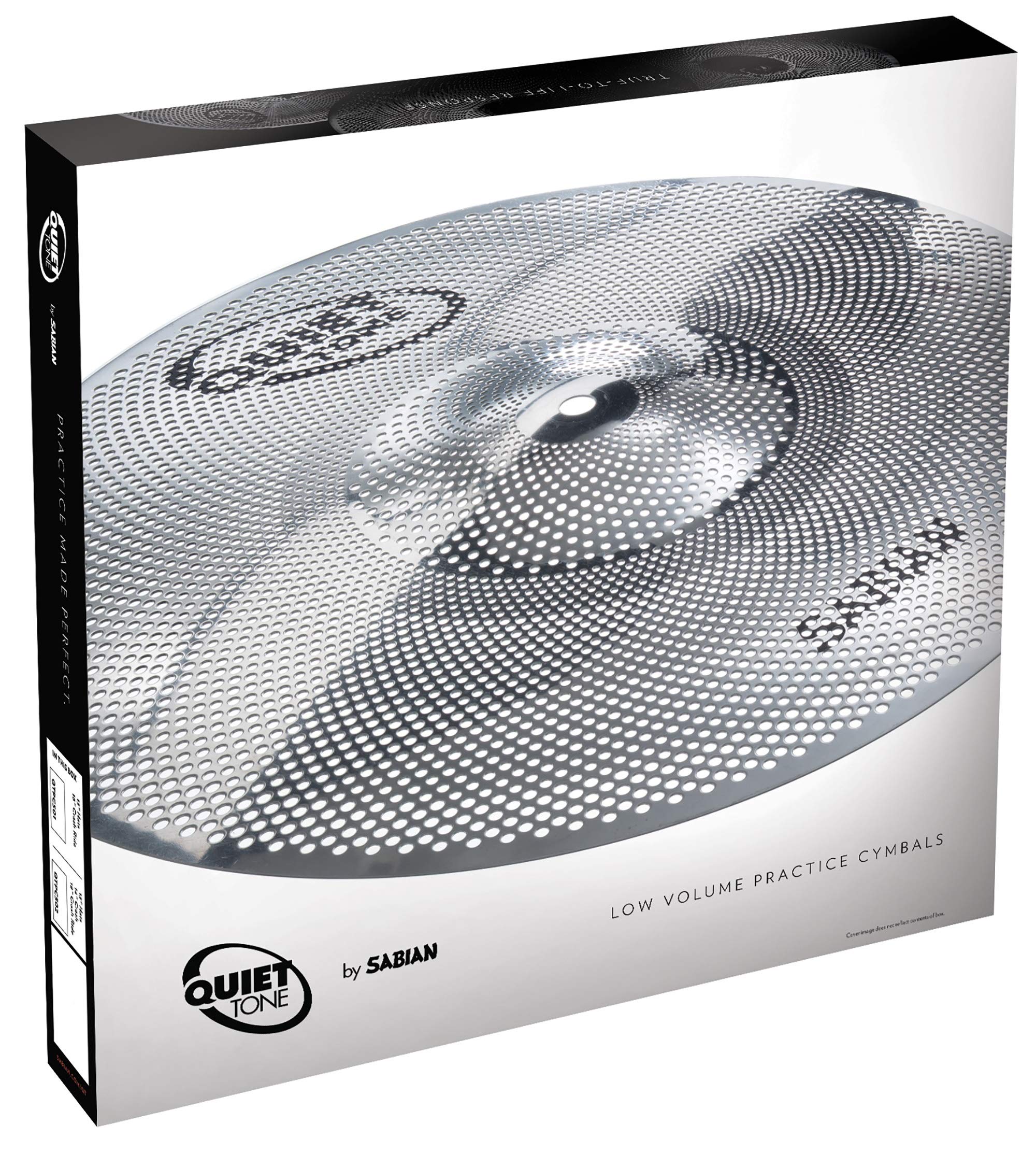 Sabian Quiet Tone Practice Cymbals Set Qtpc502