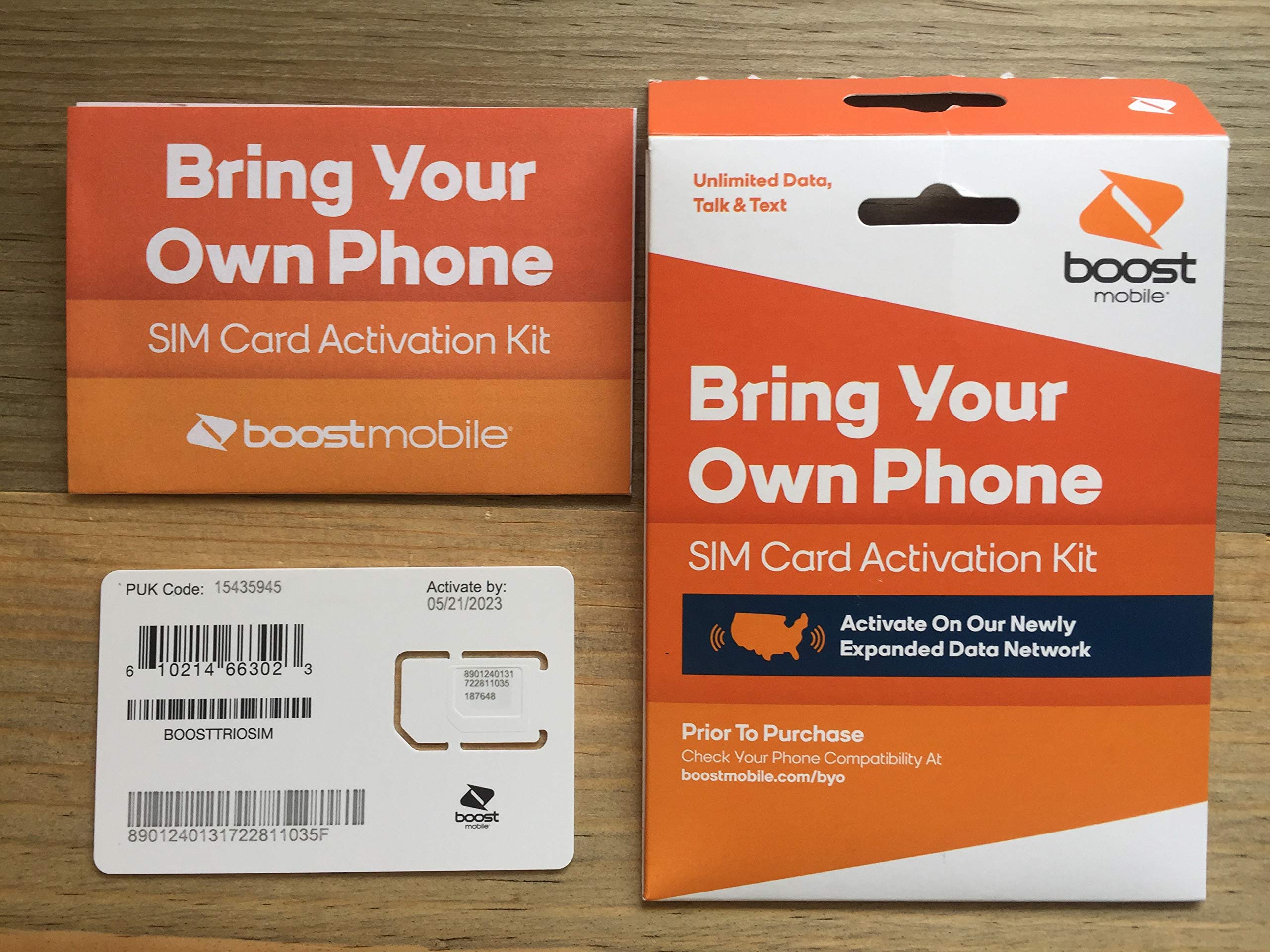 Boost Mobile Bring Your Own Device (Byod) Sim Card Kit  Prepaid