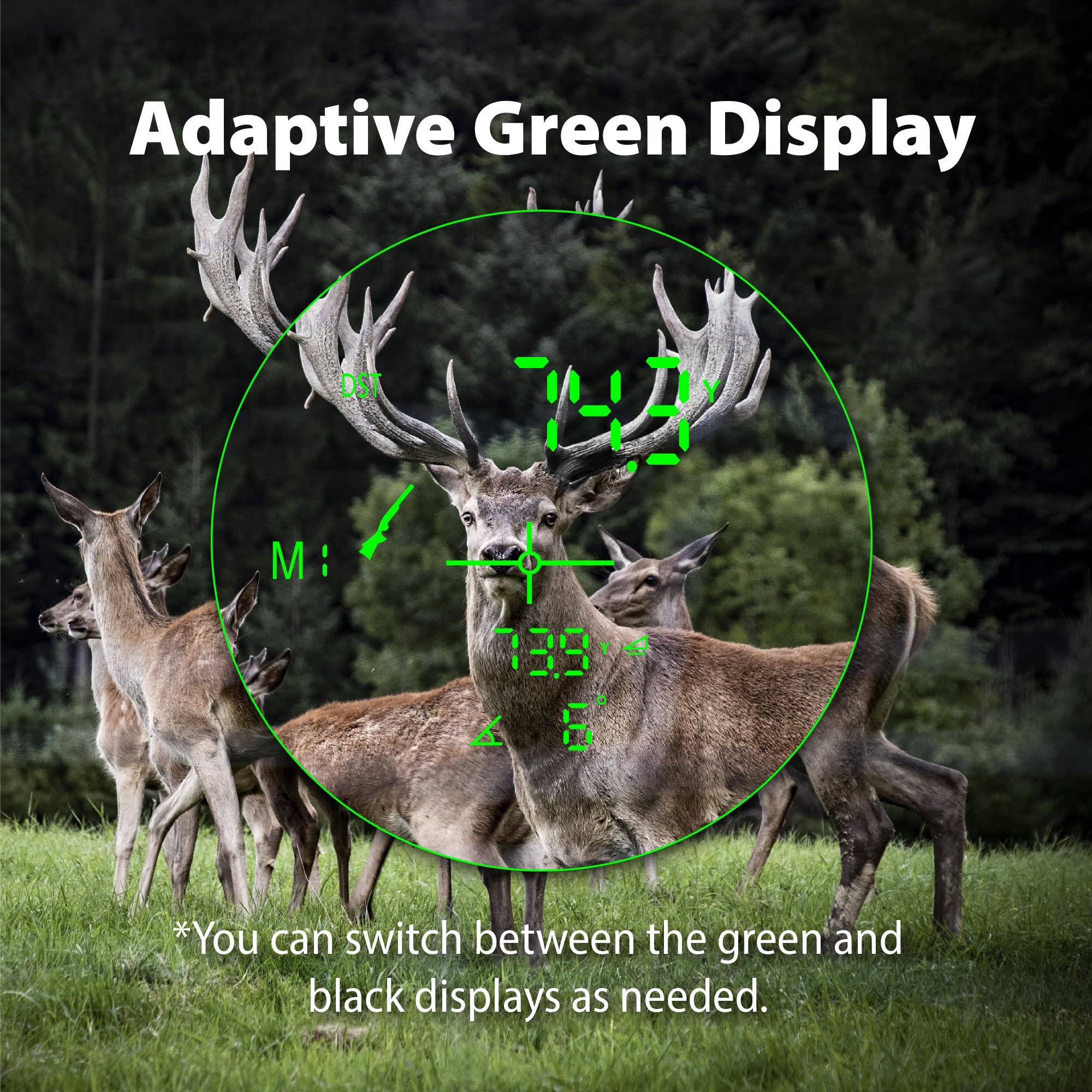 Gogogo Sport Vpro Laser Rangefinder For Hunting Deer With Green Oled Backlight 1200 Yards Range Finder For Shooting