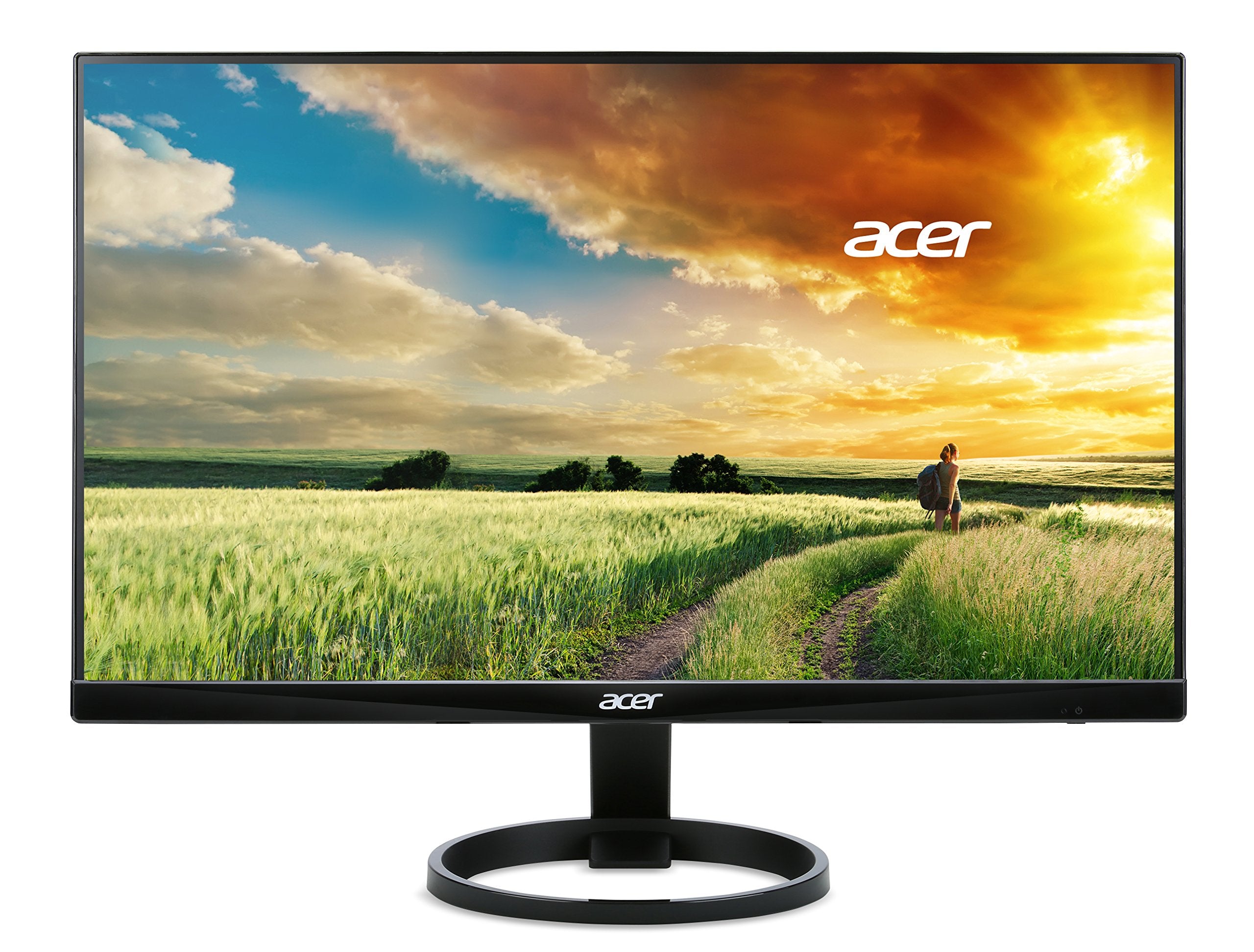 Acer 23.8    Full HD 1920 x 1080 IPS Zero Frame Home Office Computer Monitor - 178 Wide View Angle - 16.7M - NTSC 72% Color Gamu