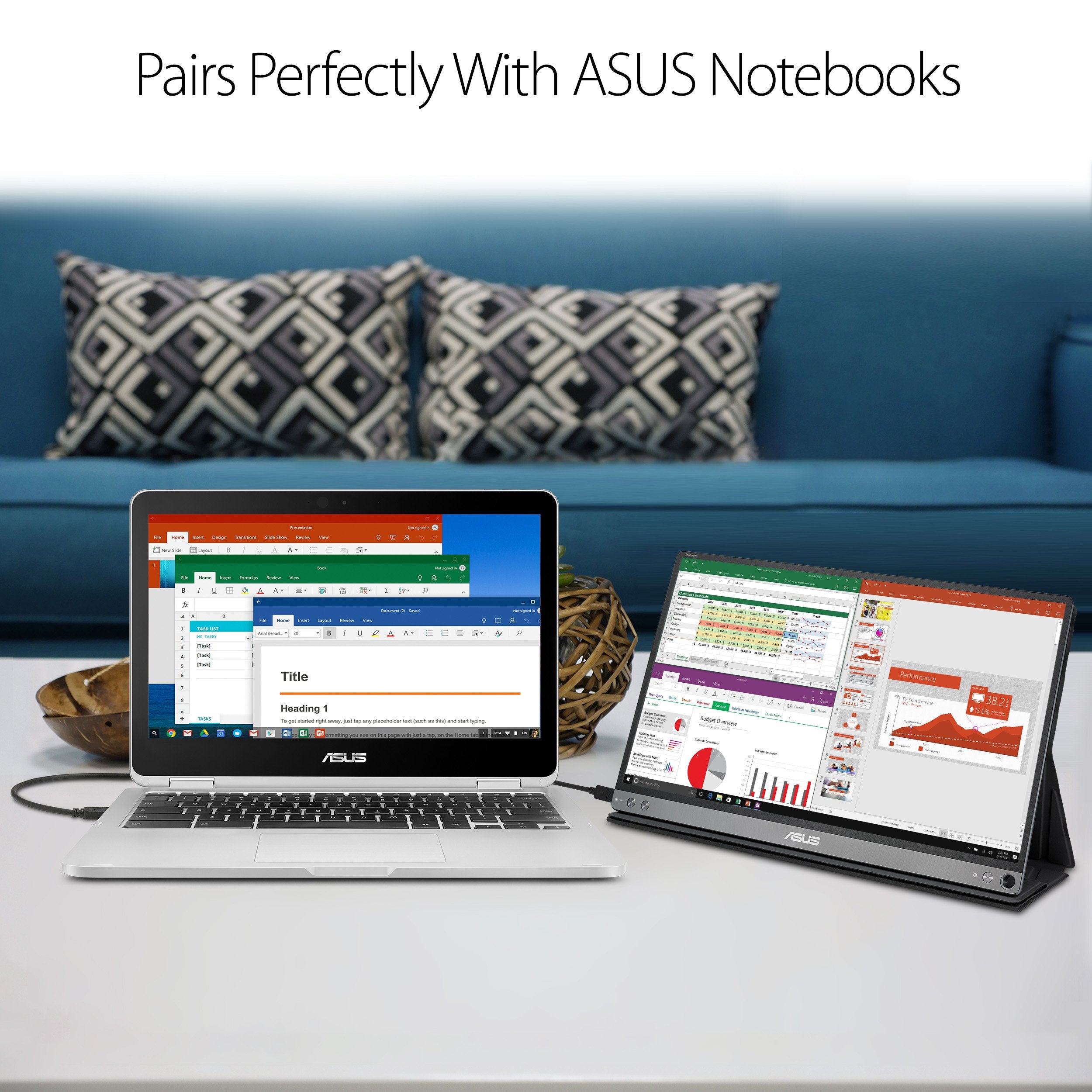 Asus Zenscreen Mb16Ac 15.6'' Full Hd Ips Usb Type C Portable Eye Care Monitor