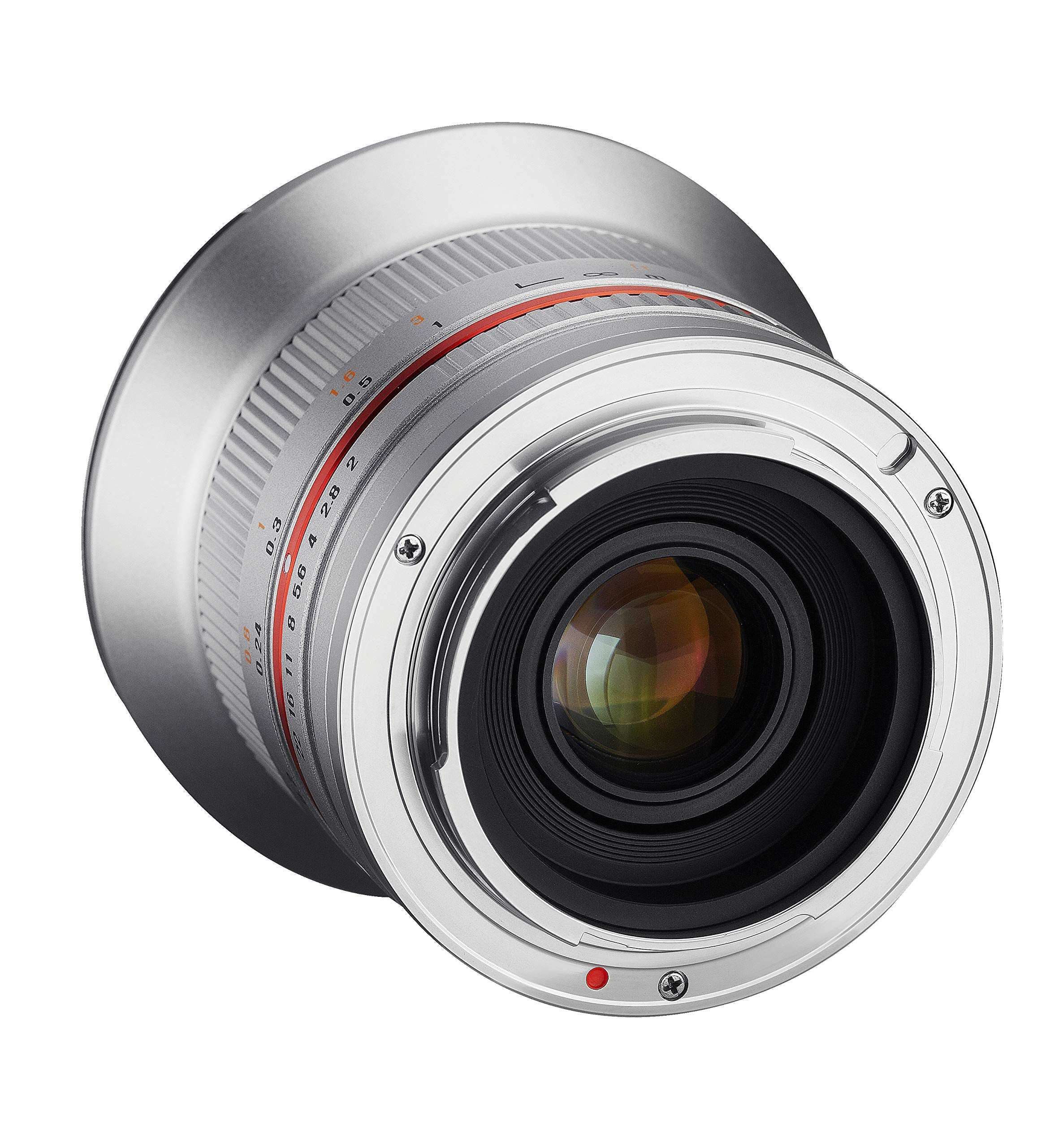 Samyang Sy12M-Fx-Sil 12Mm F2.0 Ultra Wide Angle Lens For Fujifilm X-Mount Cameras, Silver