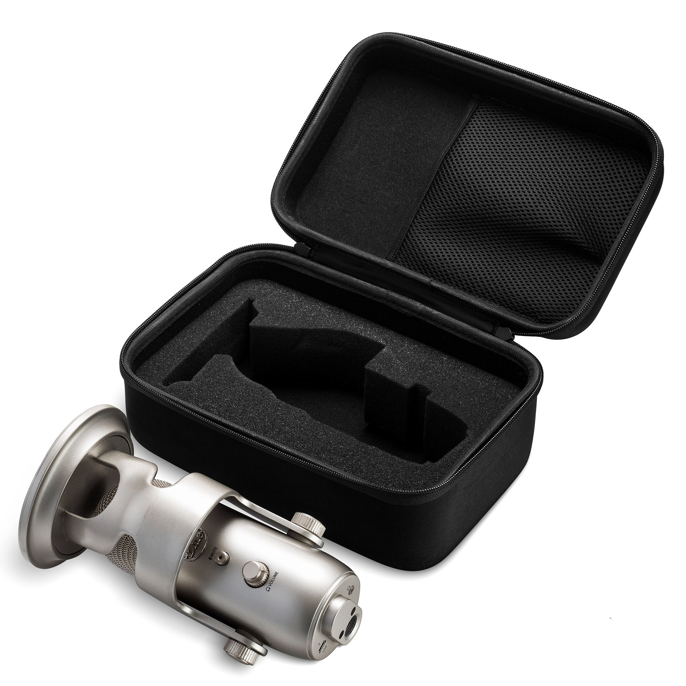 Caseling Hard Case Fits The Blue Yeti Usb Microphone Or Yeti Pro.