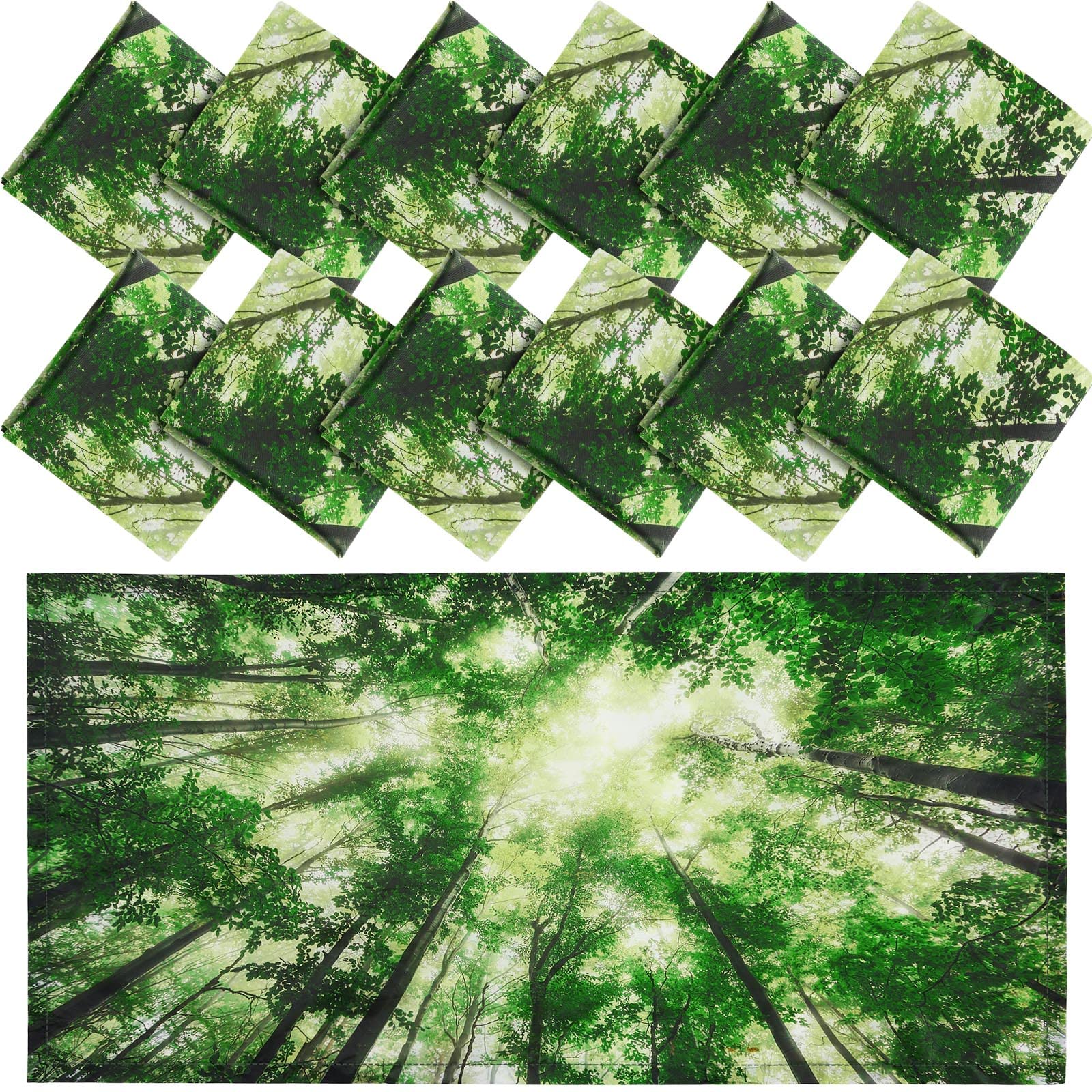 Hortsun 12 Pcs Fluorescent Light Covers, 4 X 2 Ft Magnetic Fluorescent Light Filters To Relieve Eyestrain And Headaches For Home