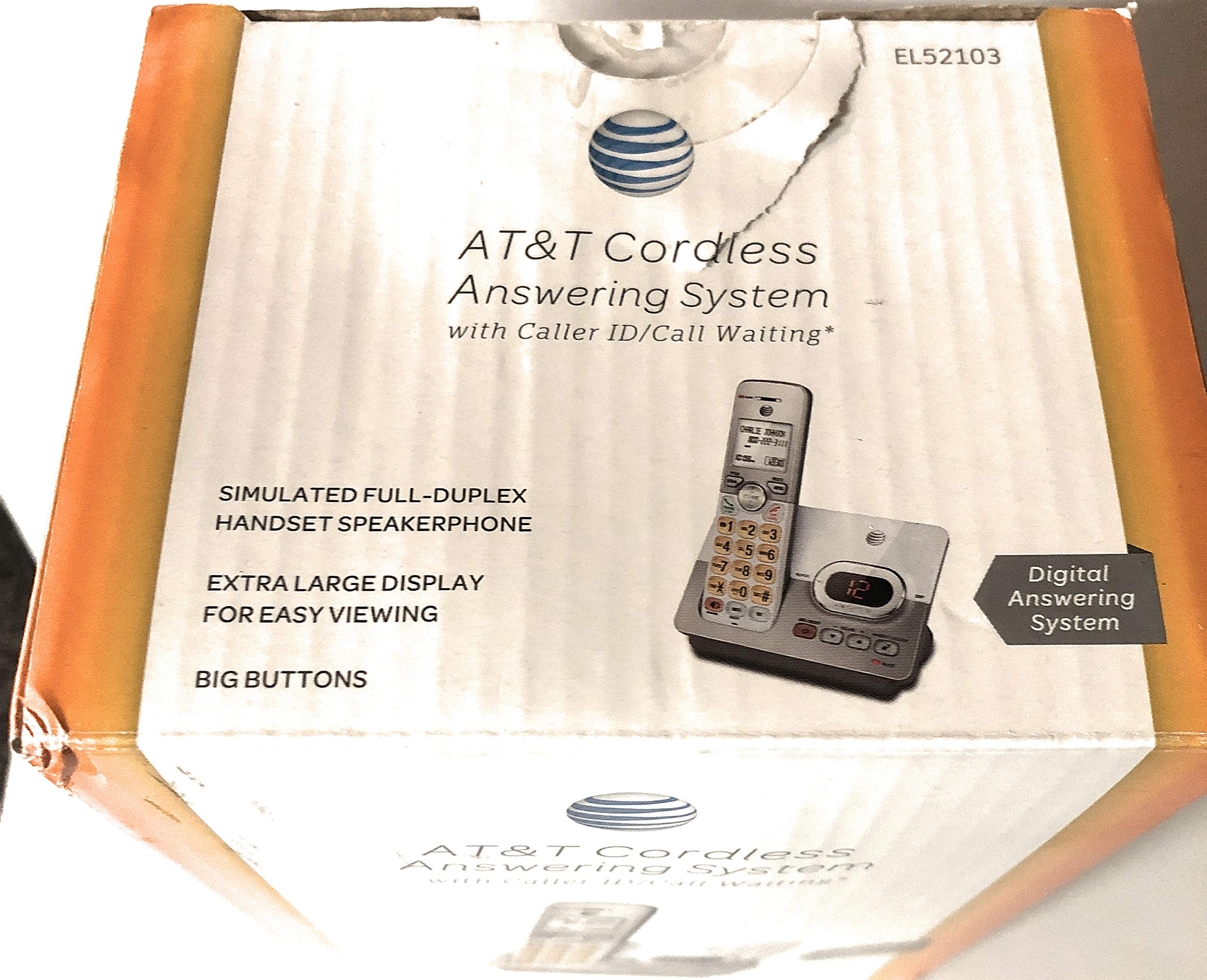 At&T El52103 Cordless Phone System With Caller Id/Call Waiting