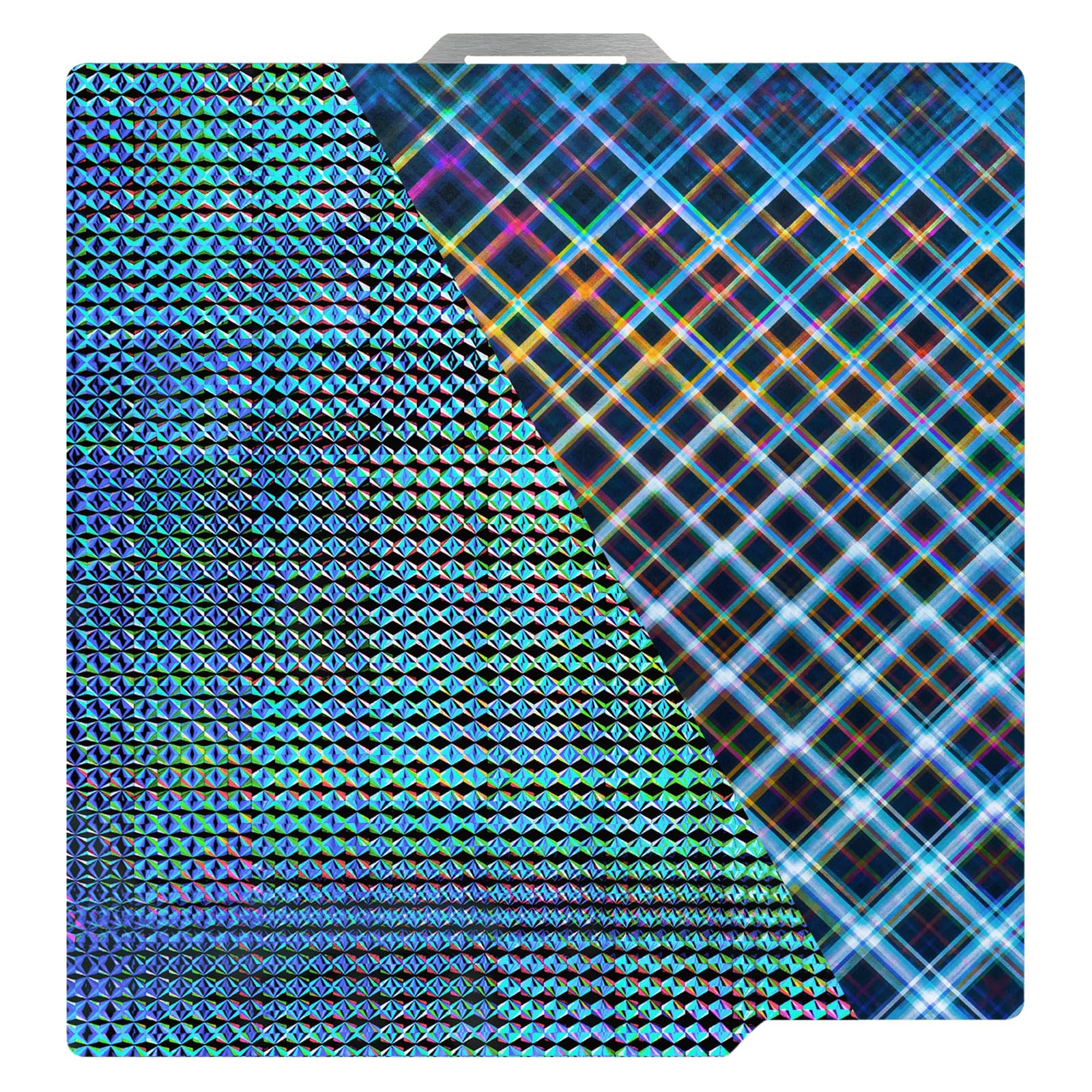 Ajoyib Pey (Lattice & Neon Network) 3D Printer Build Sheet Adhesive Print Bed Compatible With Bambu X1 / X1C / X1E / P1P / P1S /